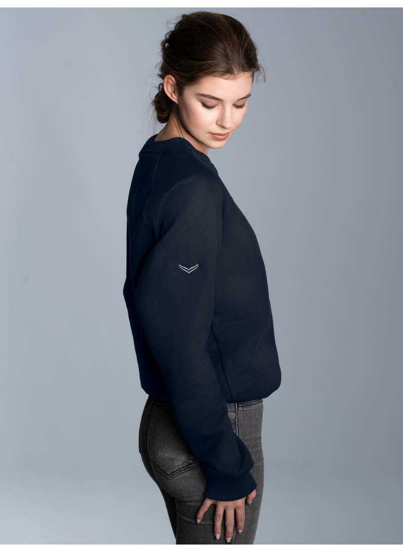 Trigema Sweatshirt »TRIGEMA Sweatshirt mit angerauter Innenseite«