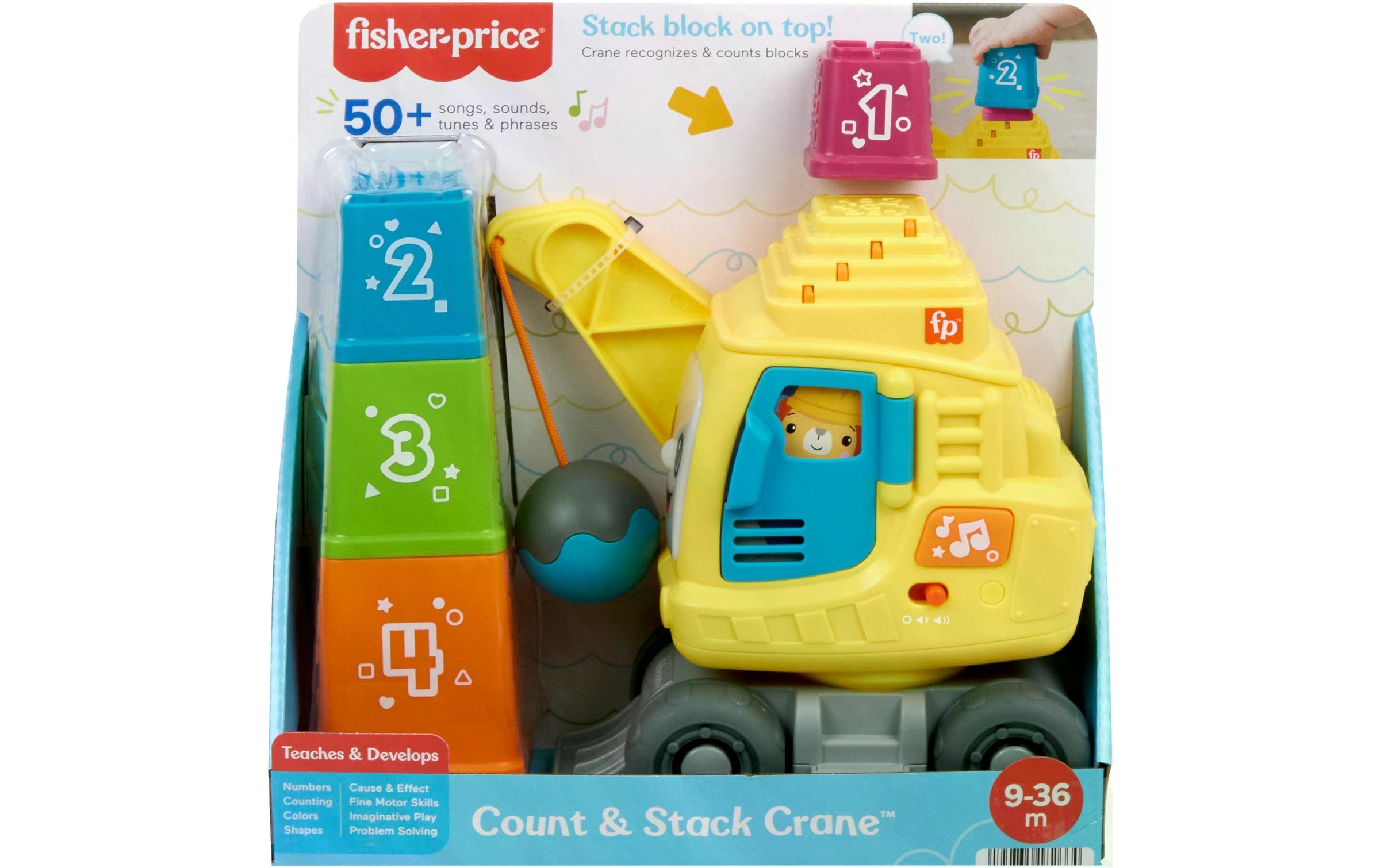 Fisher-Price® Lernspielzeug »Count Stack Crane«