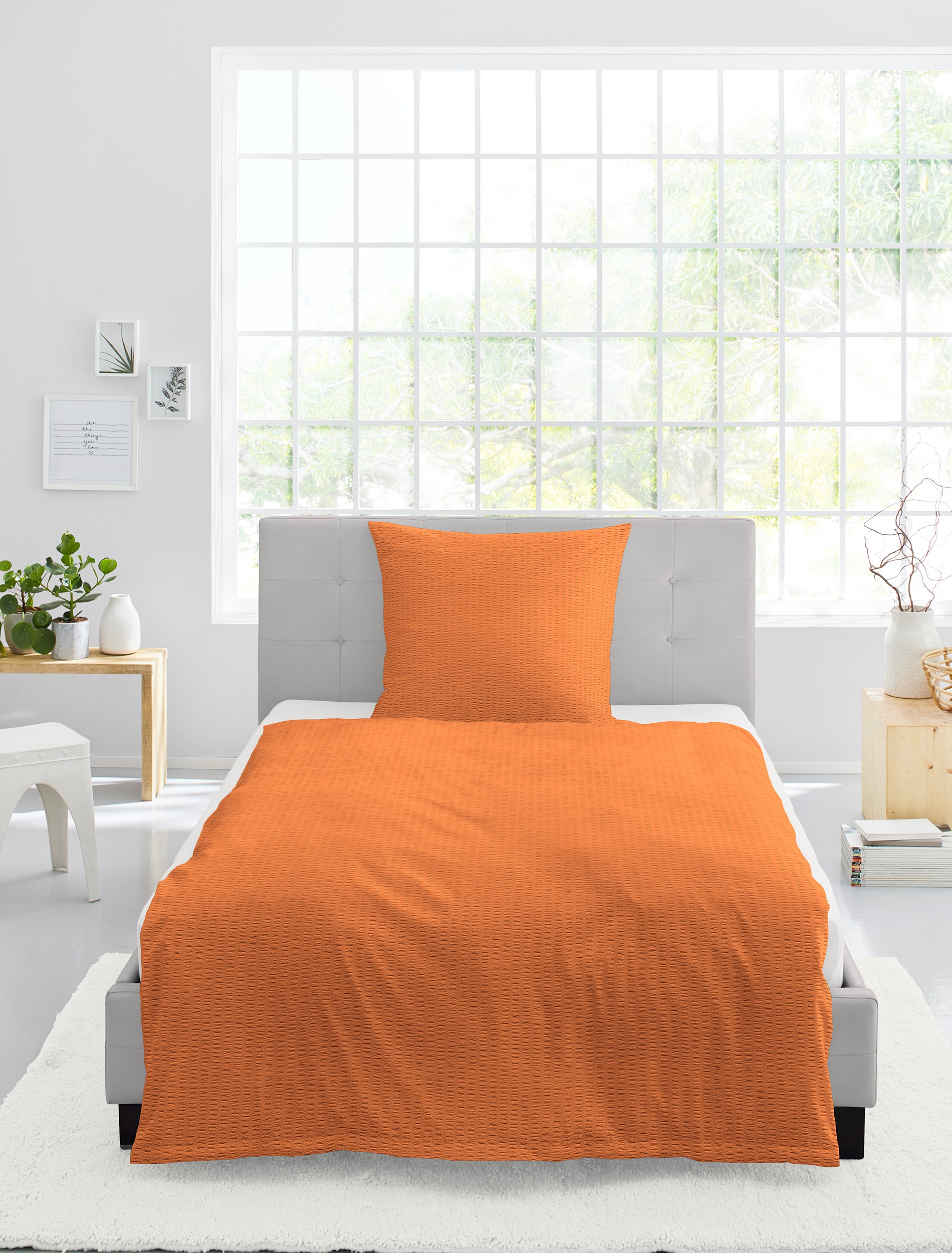 BIERBAUM "Chic Uni" 2 Stk. Schickes Unidesign: Modern und elegant für jedes Schlafzimmer