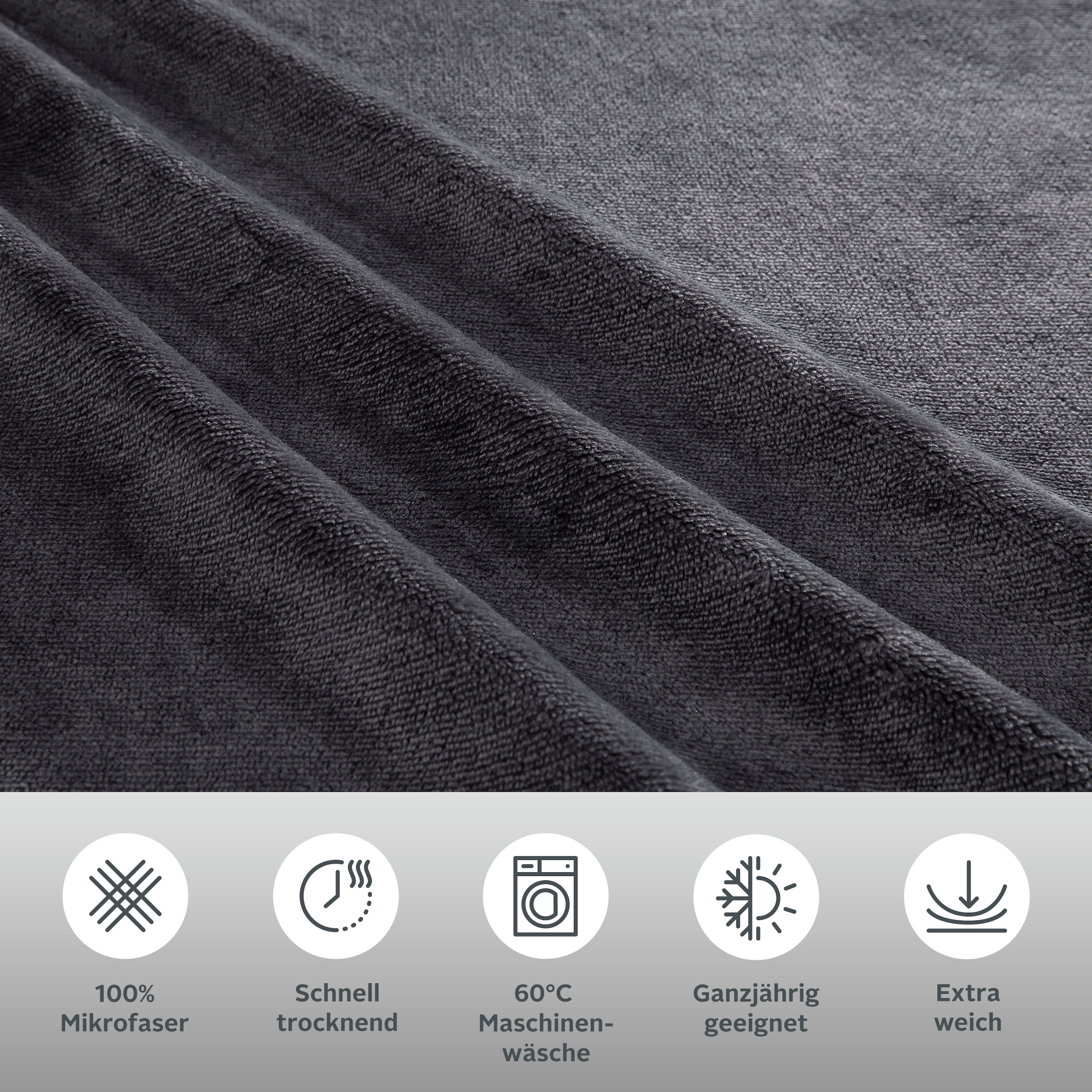 my home Bettwäsche »Desner3«, Bettwäsche mit Reissverschluss, Cashmere-Touch, kuschelig & weich