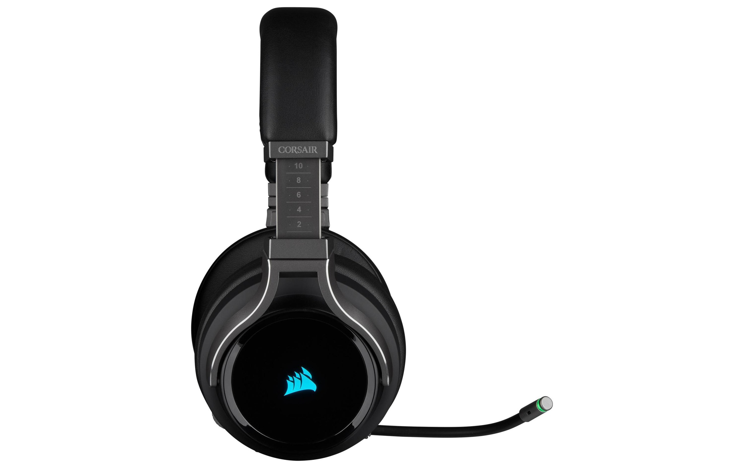 Corsair Gaming-Headset »Virtuoso RGB Wireless Carbon«, Mikrofon abnehmbar