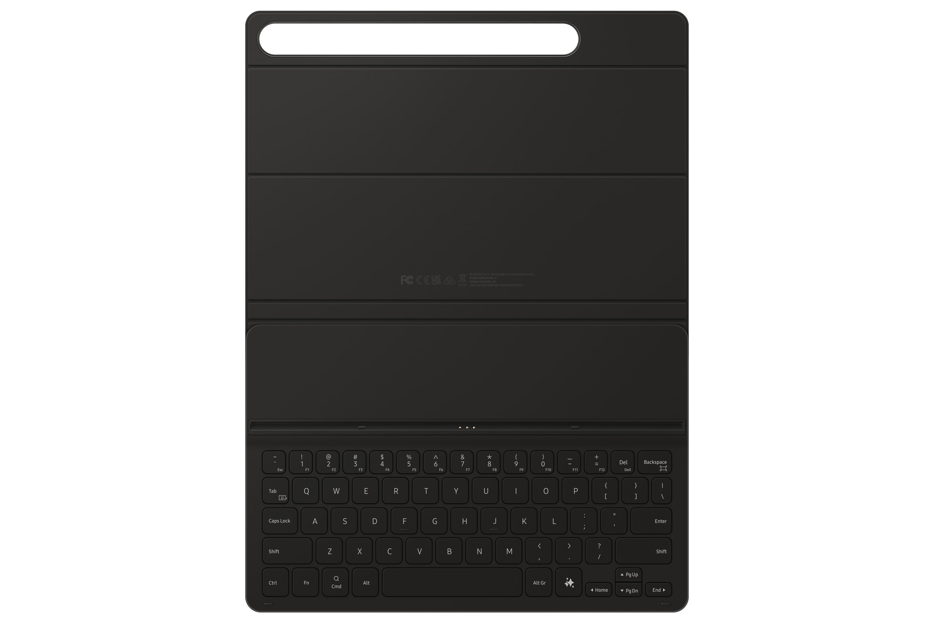 Samsung Tablet-Hülle »Book Cover Keyboard Slim für Galaxy Tab S9 | S9 FE | S10 FE«, Tastatur Cover, Schutzhülle, Tablethülle, Case, Schutzcase, stossfest
