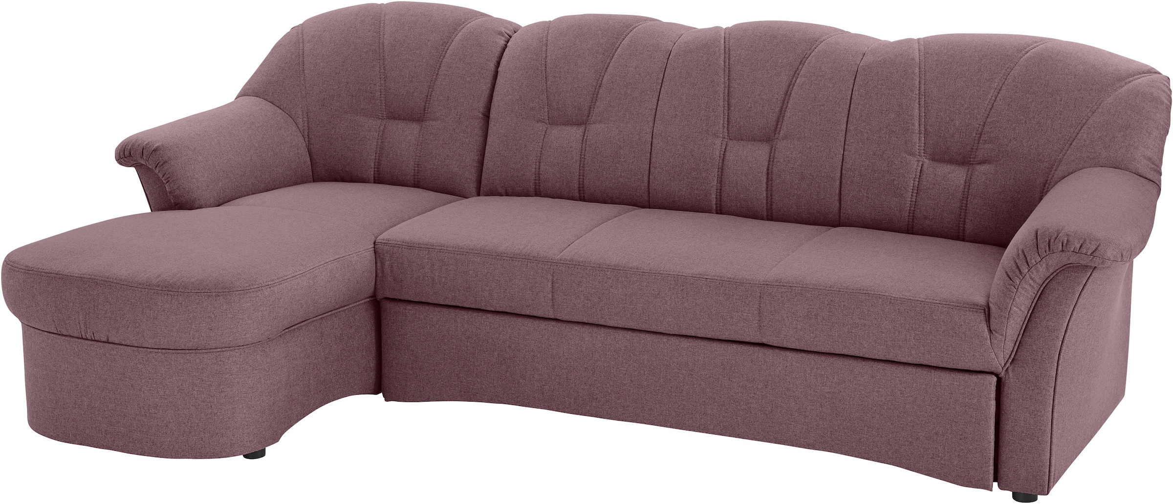 DOMO collection Ecksofa Papenburg L-Form, in grosser Farbvielfalt, wahlweise mit Bettfunktion
