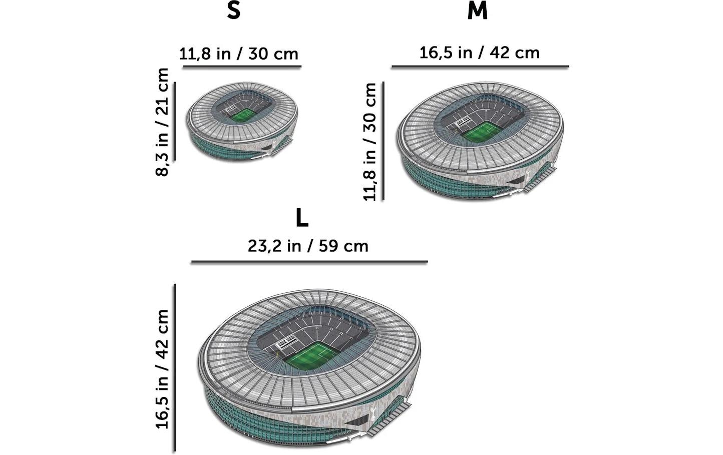 Puzzle »Iconic Tottenham Hotspur FC – Stadium«, Holzart: Birke (Herkunftsland: China)