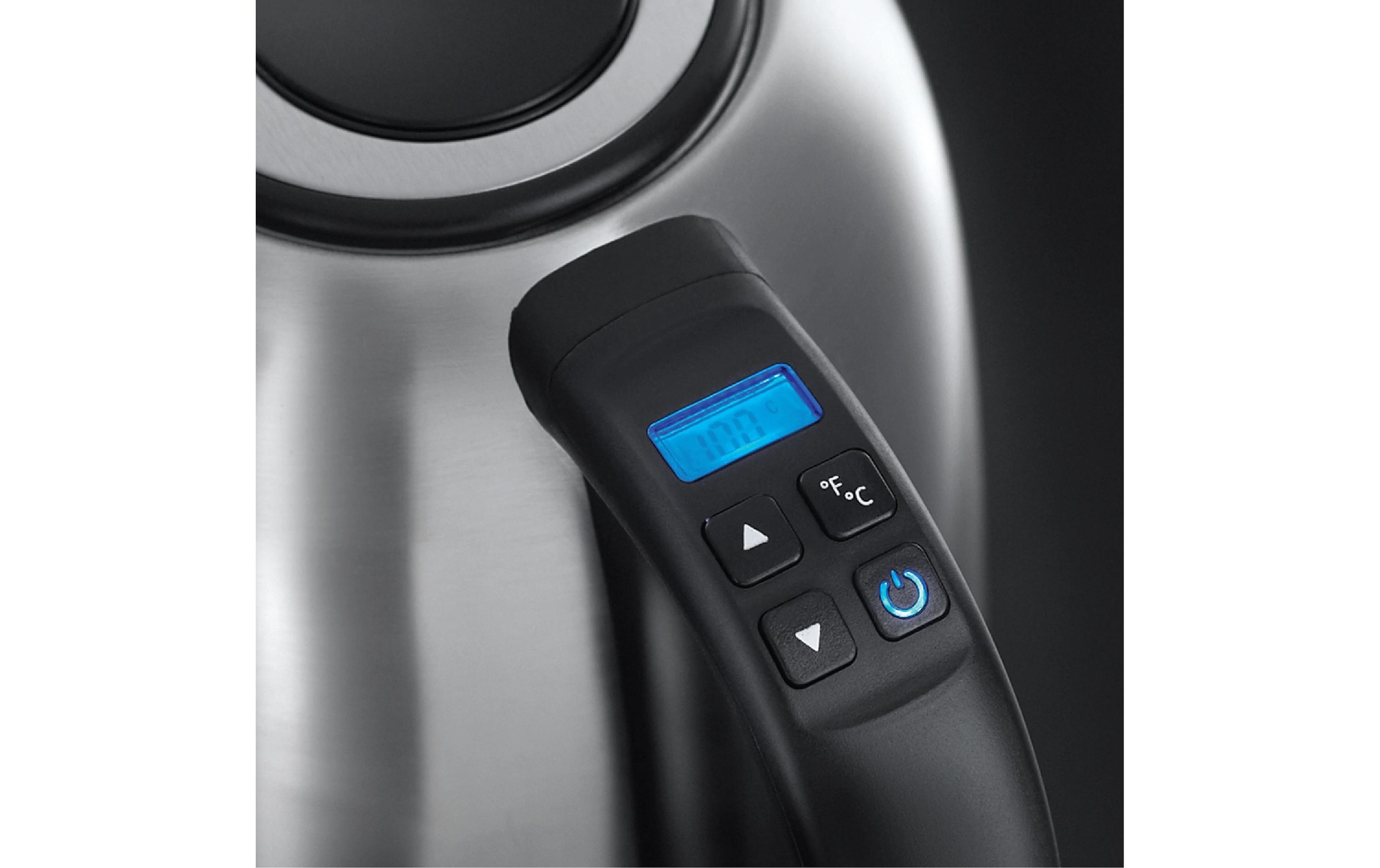 RUSSELL HOBBS Wasserkocher »Buckingham 45474 l, Schwarz/Silber«, 1,7 l, 2400 W