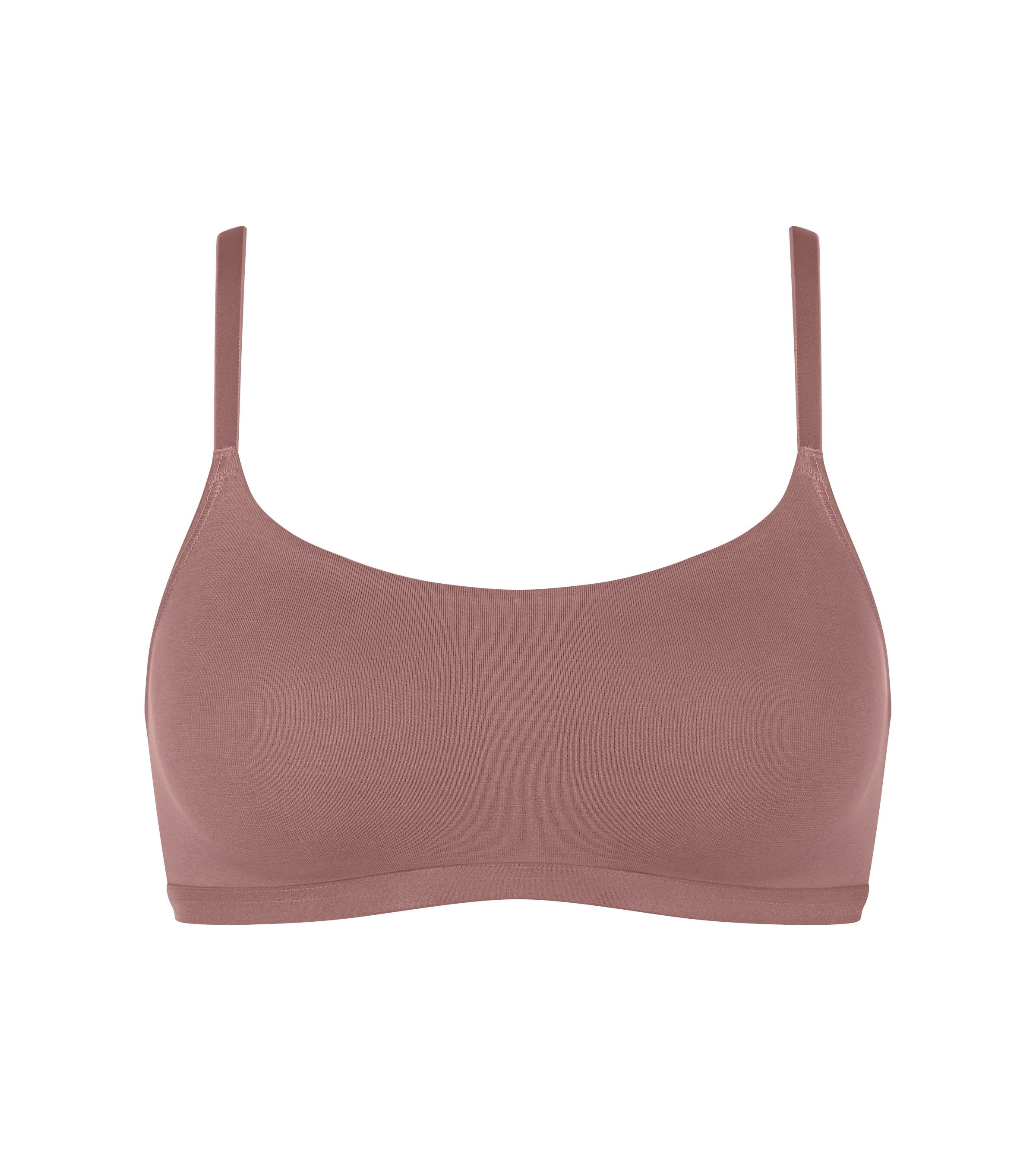sloggi Bustier »GO Daily Cotton«, Glanz-Effekt Details, glattes, flaches, elastisches Unterbrustband