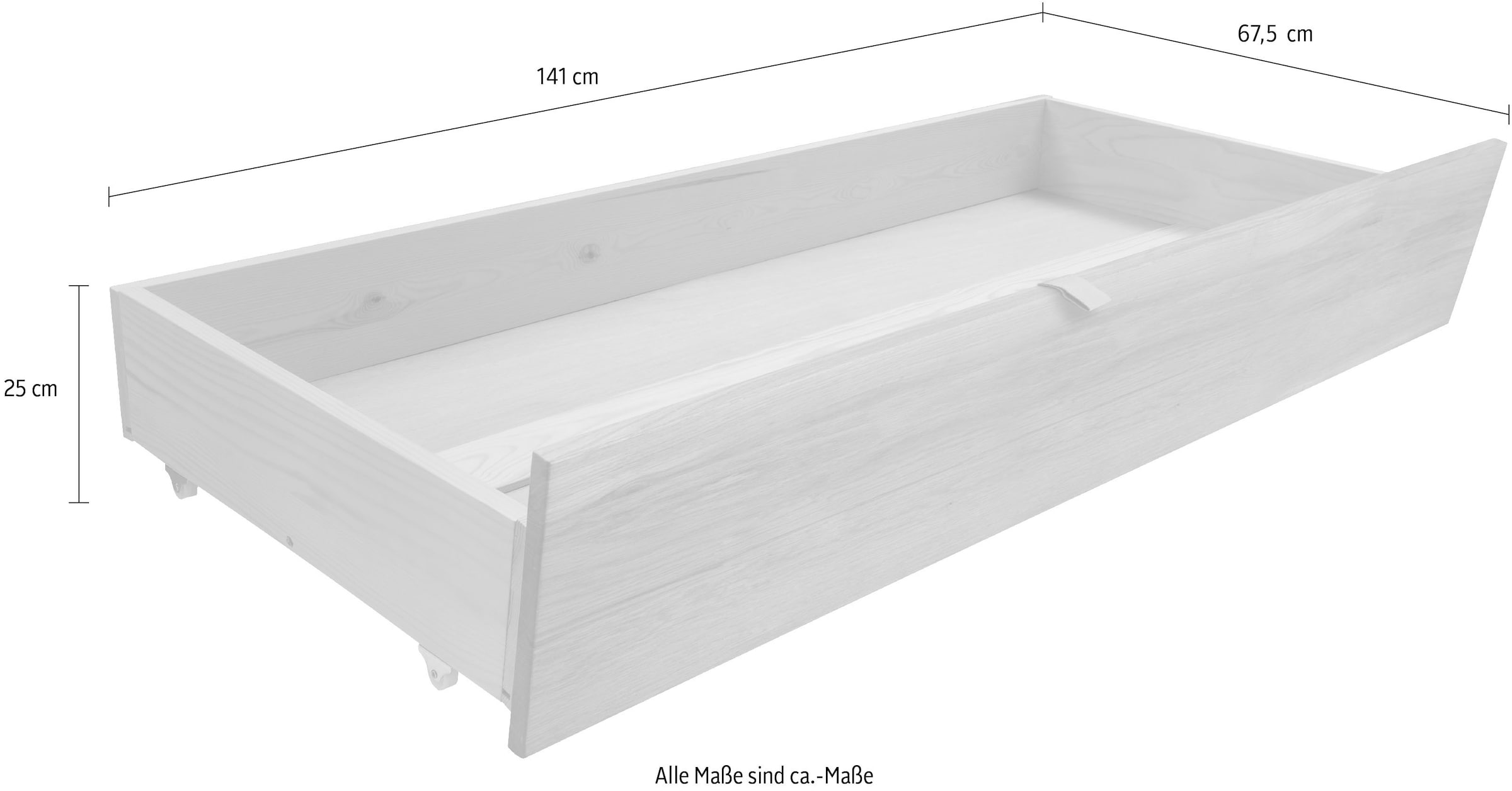 Home affaire Bettschubkasten »Ultima«, im 2er Set, passend zum Bett "Ultima"