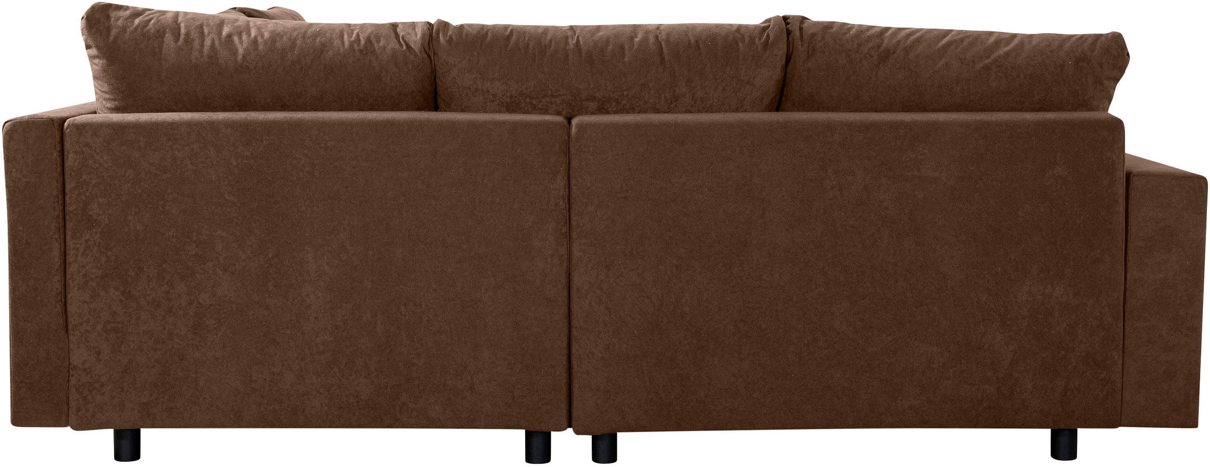 Home affaire Ecksofa »Toni L-Form, B: 215 cm«, mit Hocker & 2 Zierkissen, Federkern