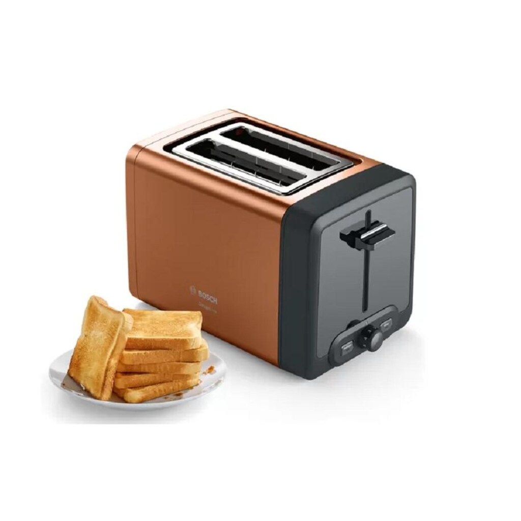 BOSCH Toaster »DesignLine Kupfer«, 970 W