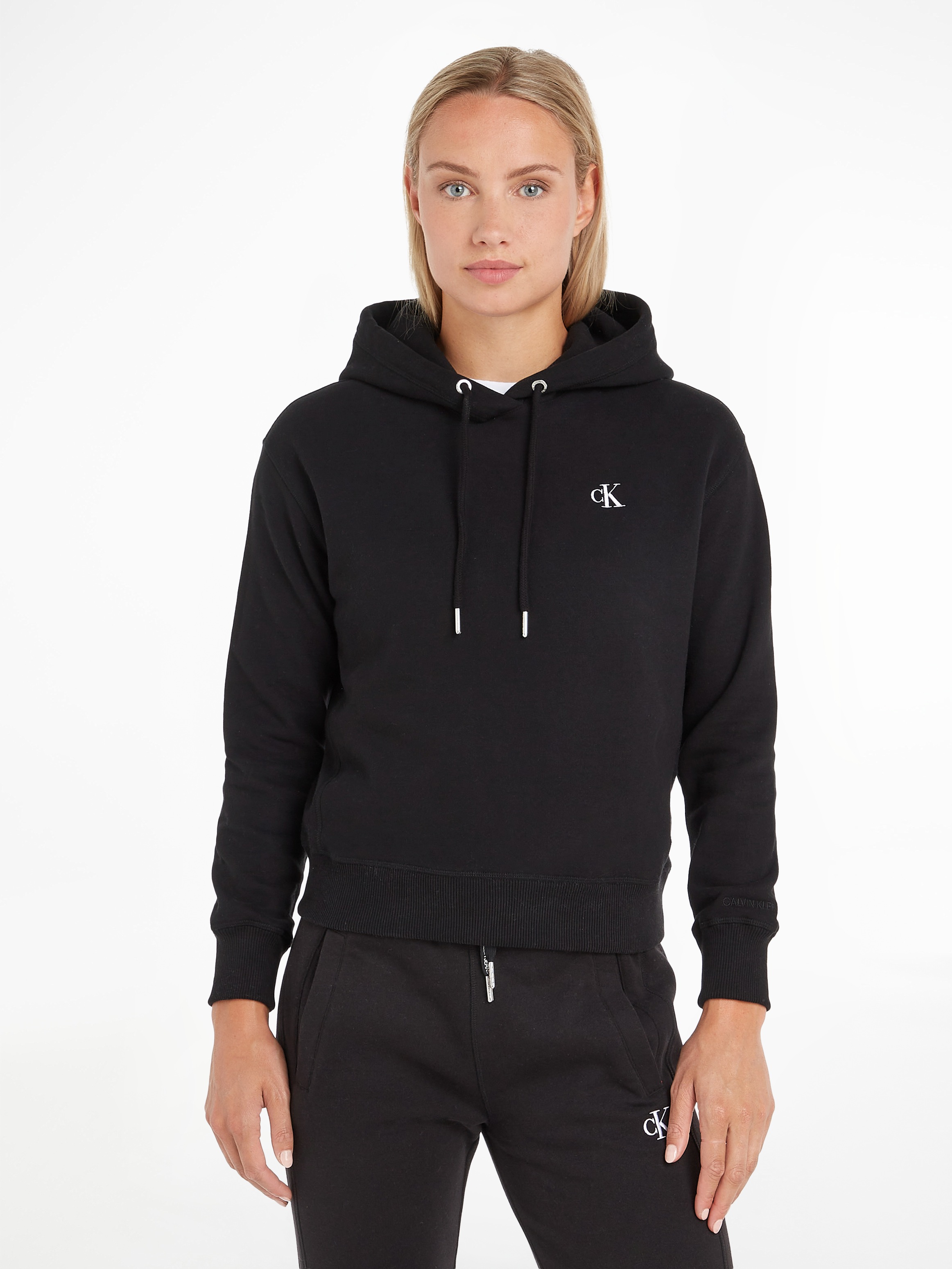 Calvin Klein Jeans Kapuzensweatshirt »CK EMBROIDERY HD«, mit CK Monogramm Stickerei