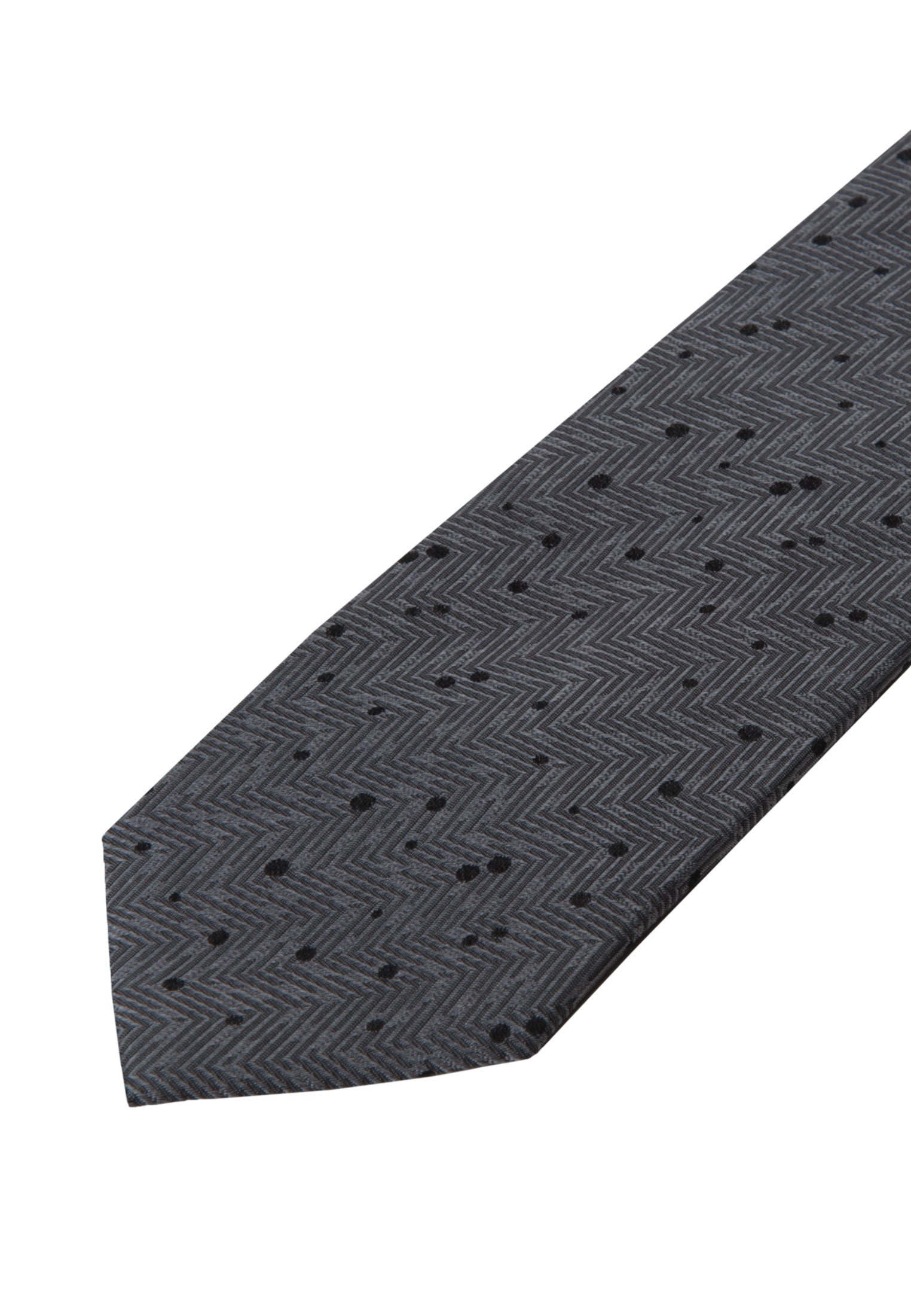 seidensticker Krawatte »Schwarze Rose«, Breit (7cm) Fischgrat