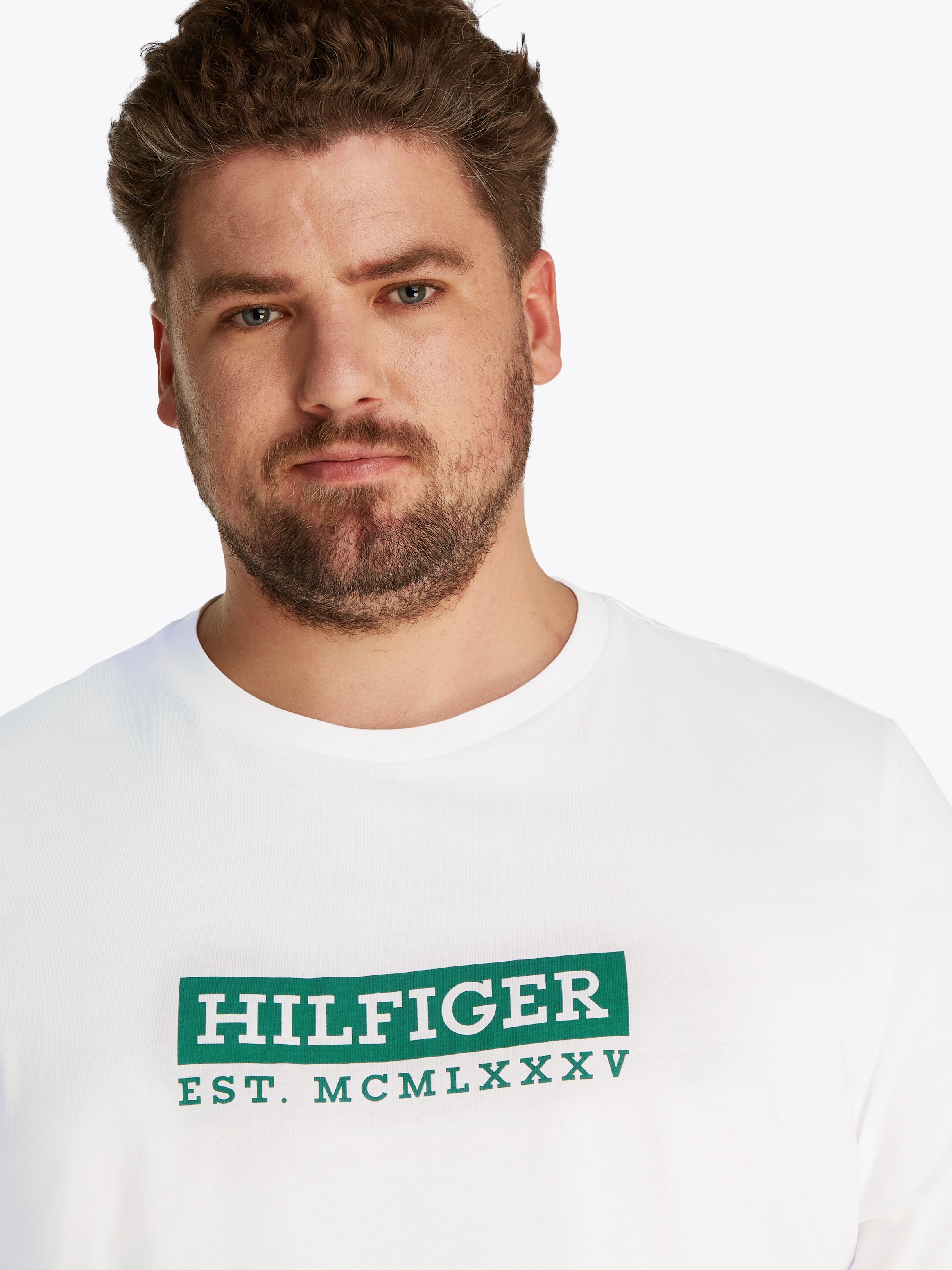 Tommy Hilfiger Big & Tall Kurzarmshirt »BT-COLOUR TO COLOR GRAPHIC TEE-B«, Grosse Grössen