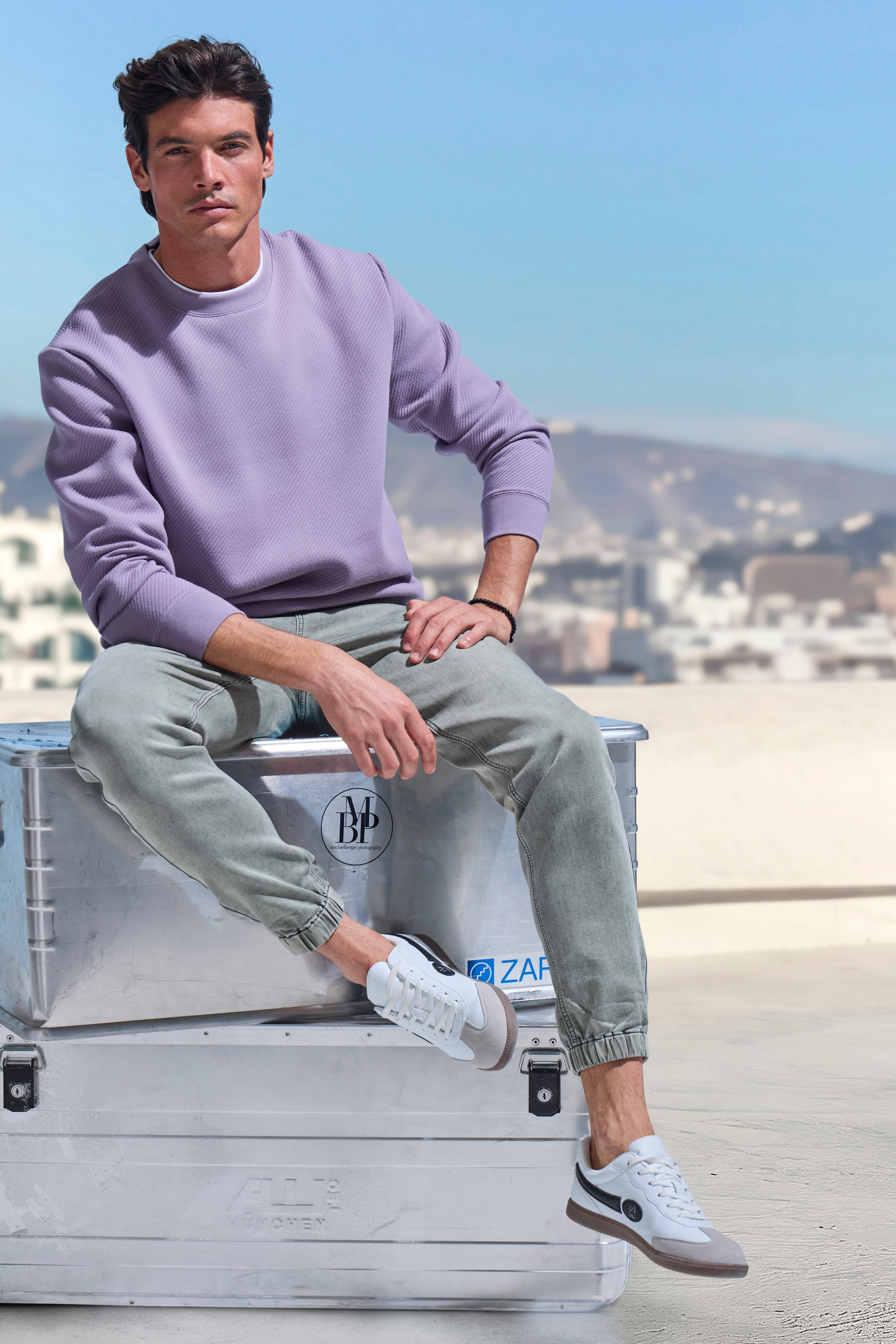 John Devin Jogg Pants, Joggpants mit elastischem Bund aus weicher Stretch-Qualität