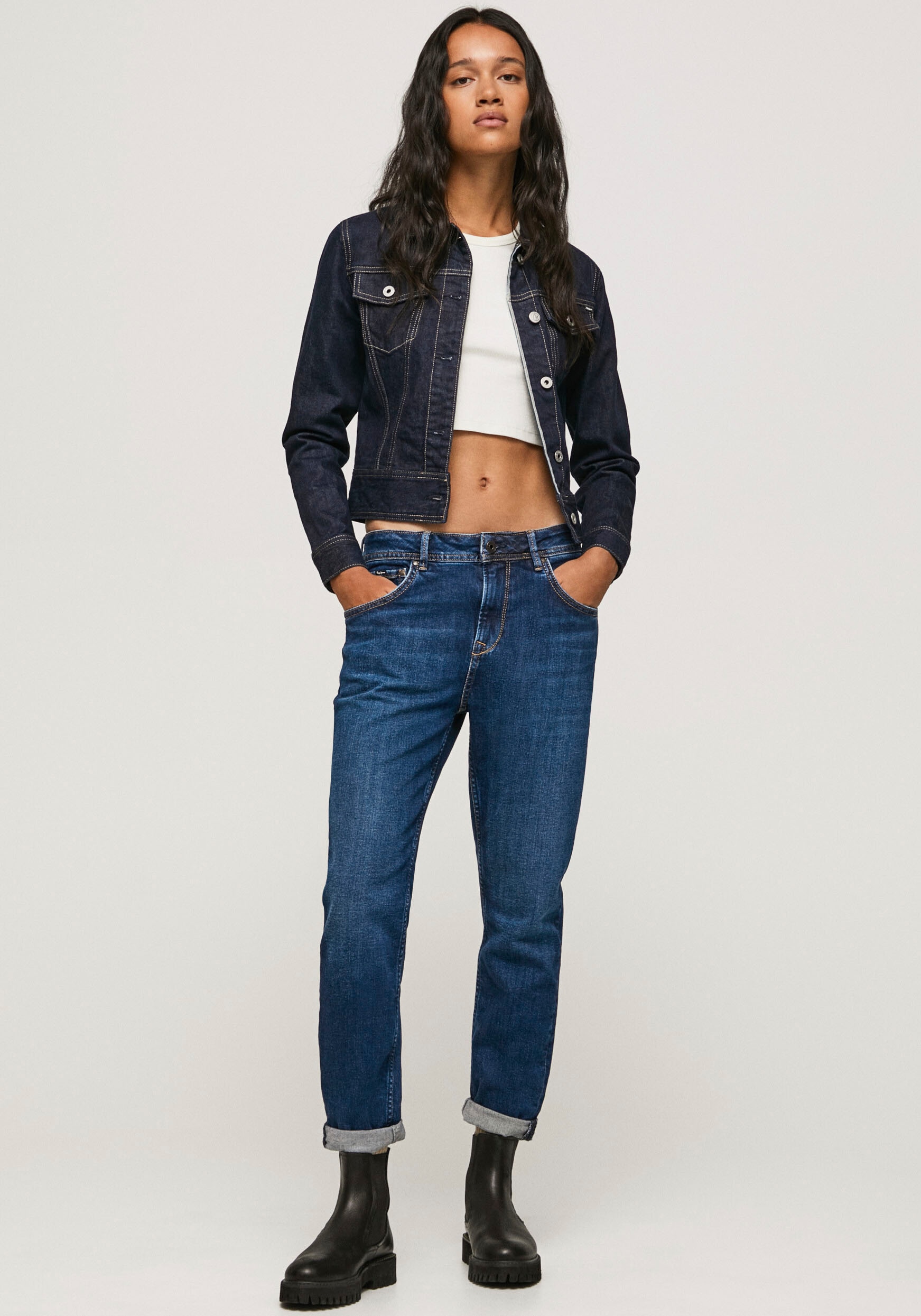 Pepe Jeans Boyfriend-Jeans »VIOLET«, im lässigen Boyfriend-Style