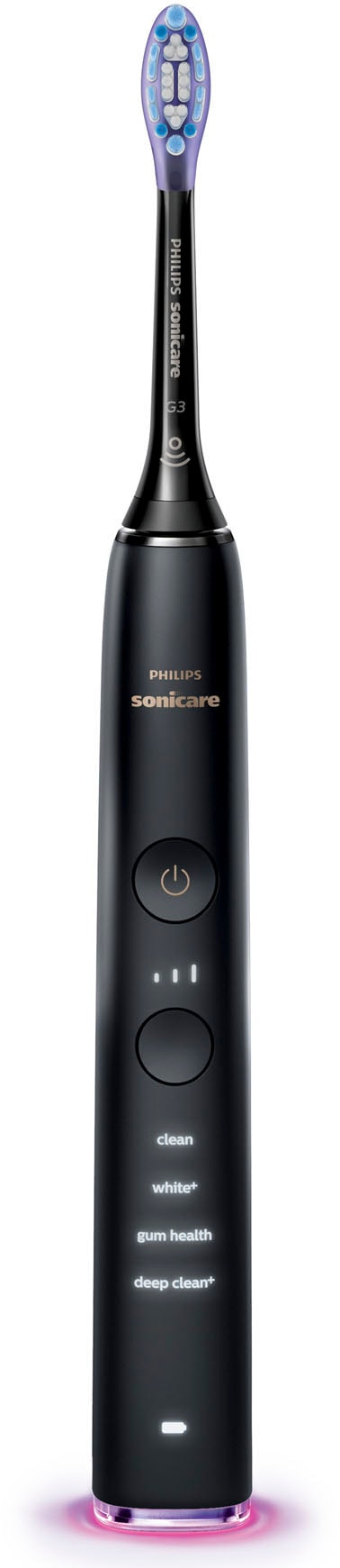 Philips Sonicare Elektrische Zahnbürste »DiamondClean 9400, HX9917«, 2 St. Aufsteckbürsten, mit integriertem Drücksensor, 4 Putzprogramme und 3 Intensitätsstufen