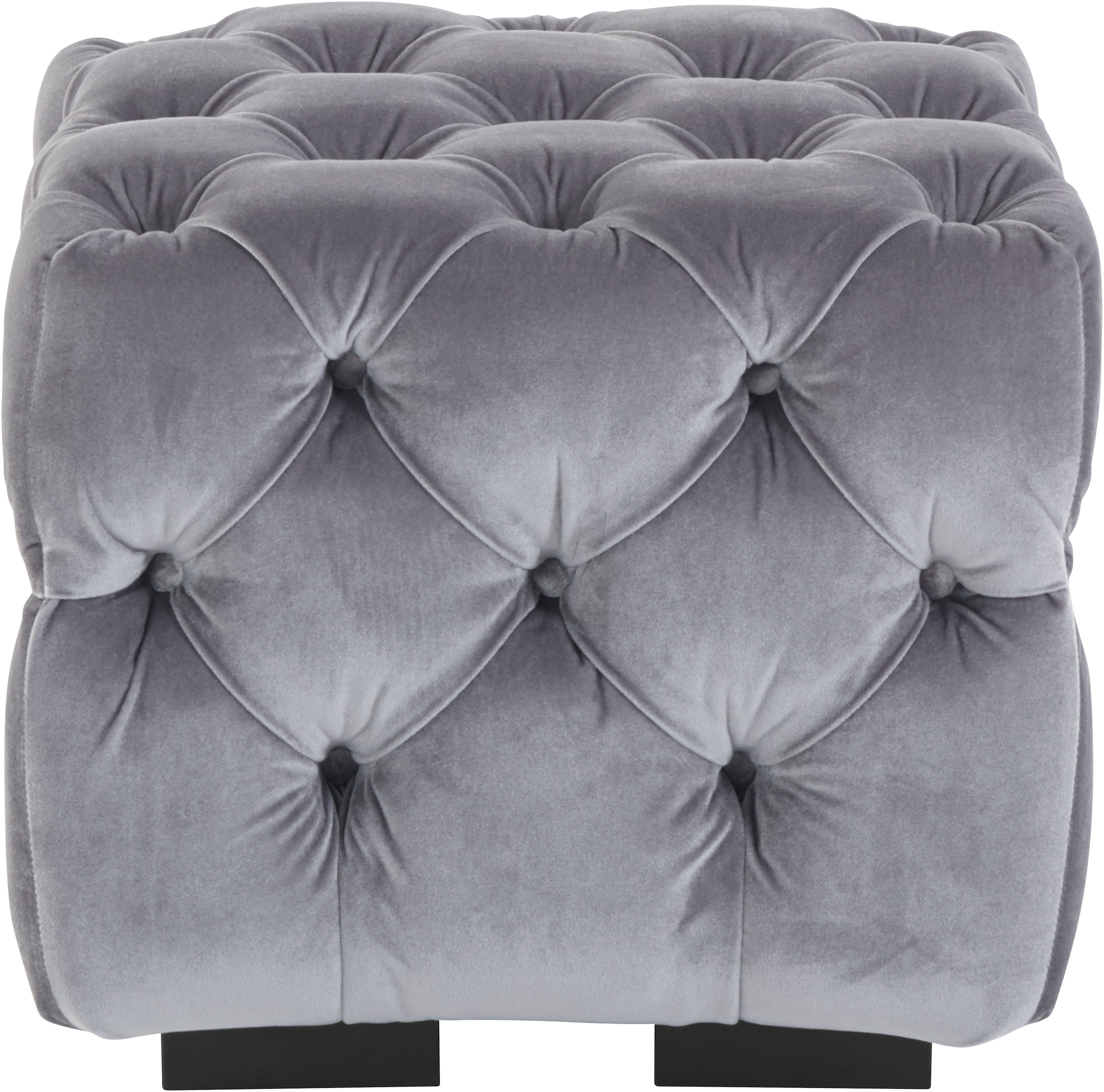Home affaire Polsterhocker »Kalina«, mit klassischer Chesterfield-Knopfheftung, passend zur Serie "Kalina"