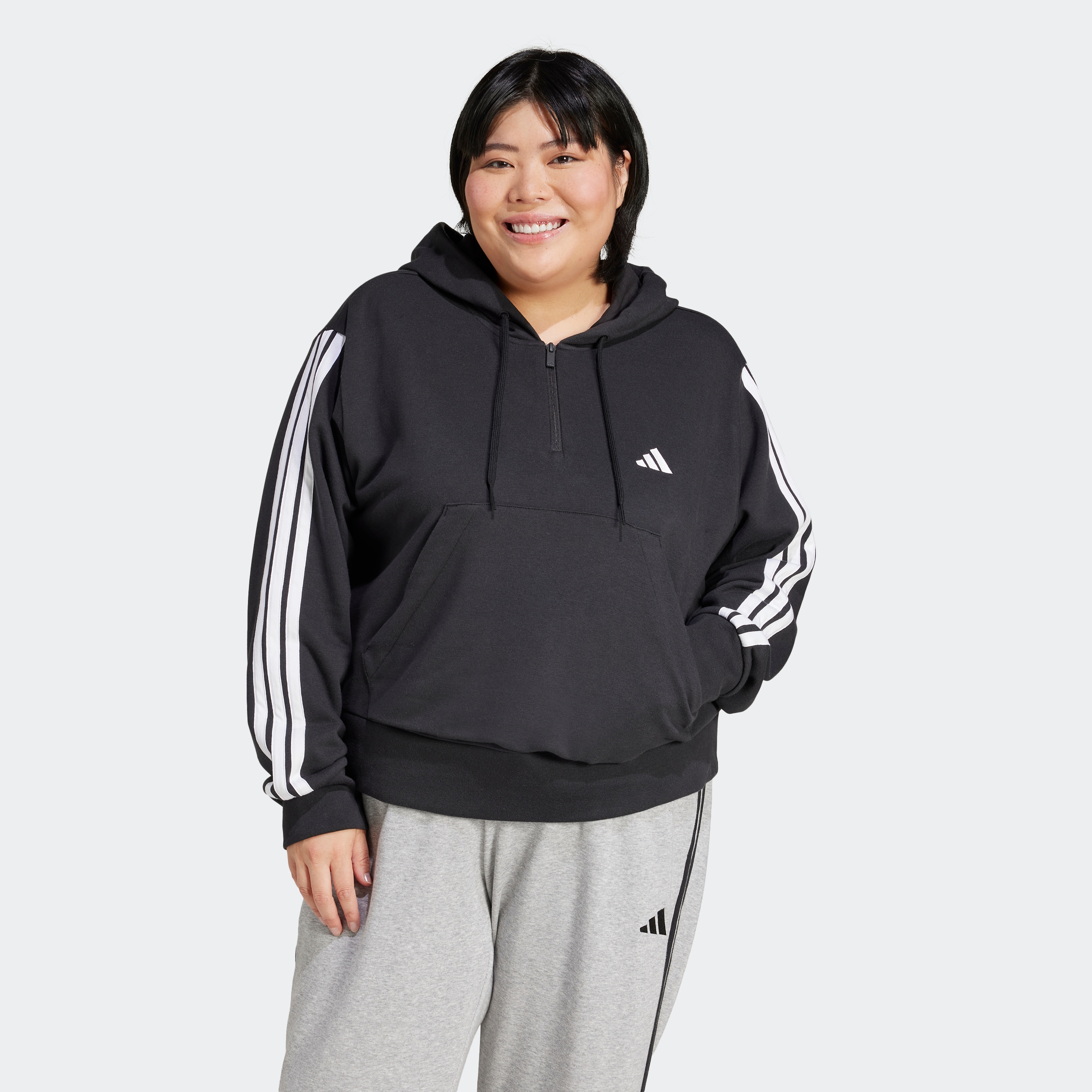 adidas Sportswear Kapuzensweatshirt »W 3S FT QZHD IN«