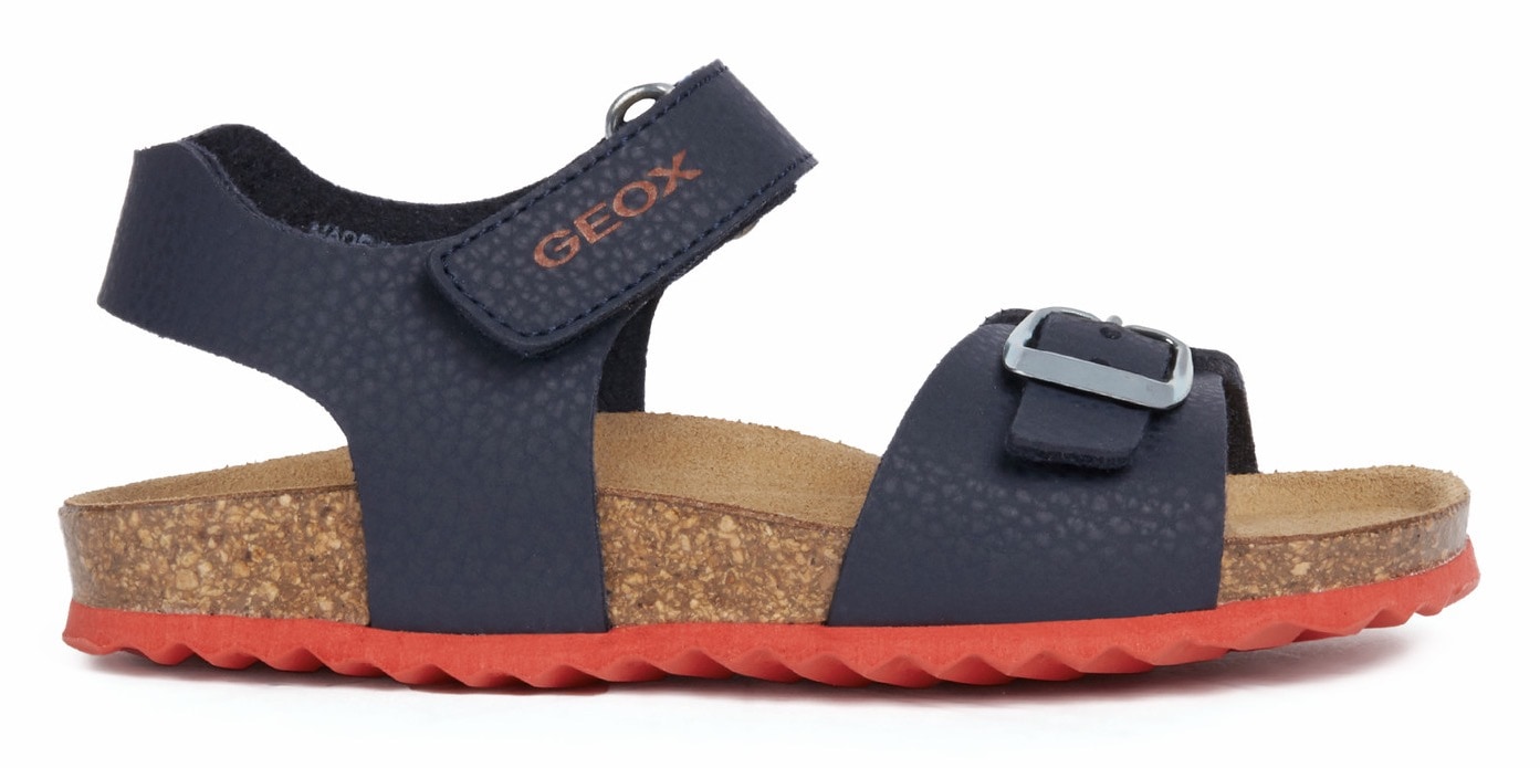 Geox Sandale »J GHITA BOY«, Sommerschuh, Klettschuh, Sandalette, mit verstellbarer Schnalle