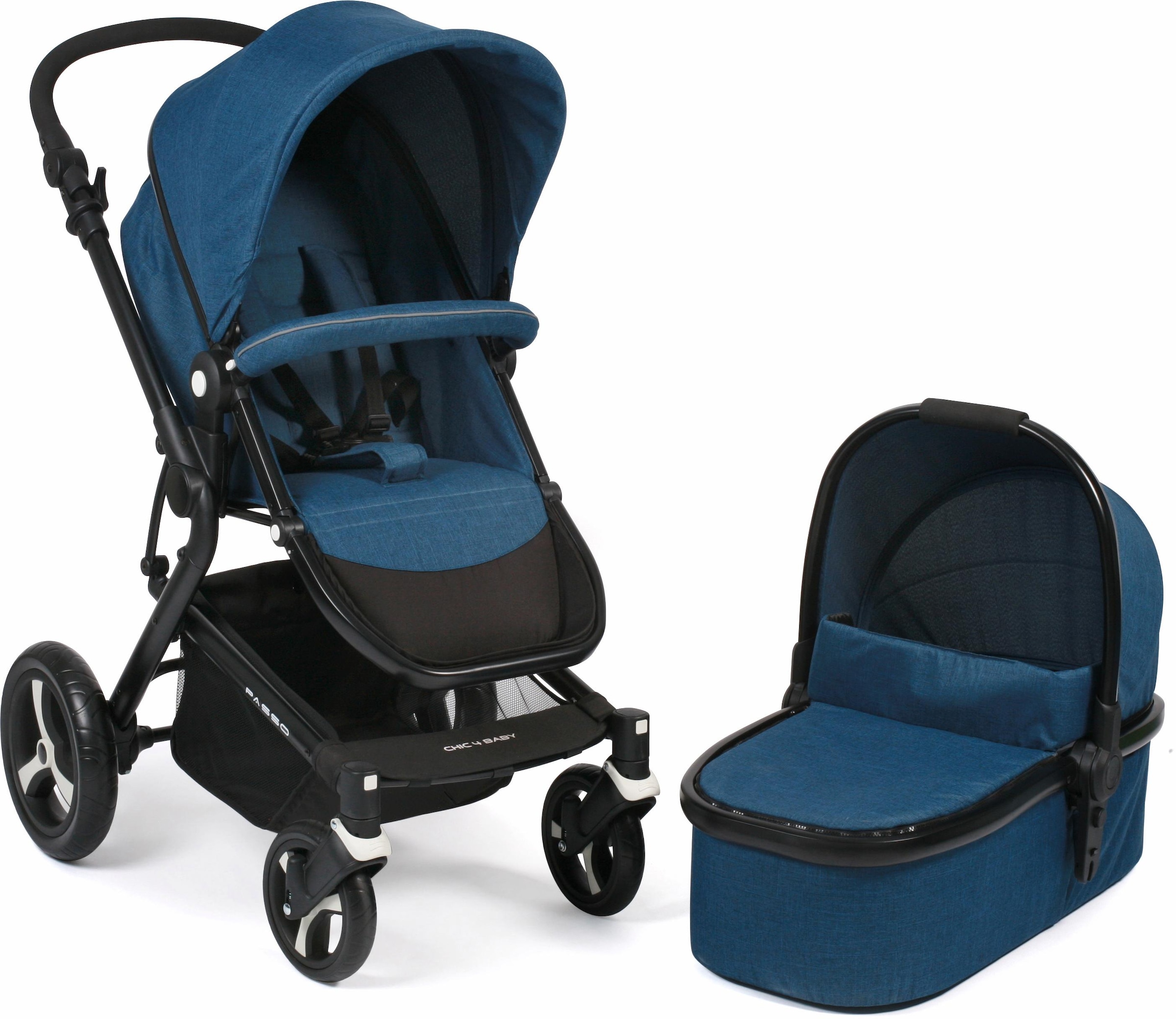 bestellen Kinderwagen navy«, ; ✵ Kombi-Kinderwagen | CHIC4BABY 15 online Jelmoli-Versand »Passo, kg,