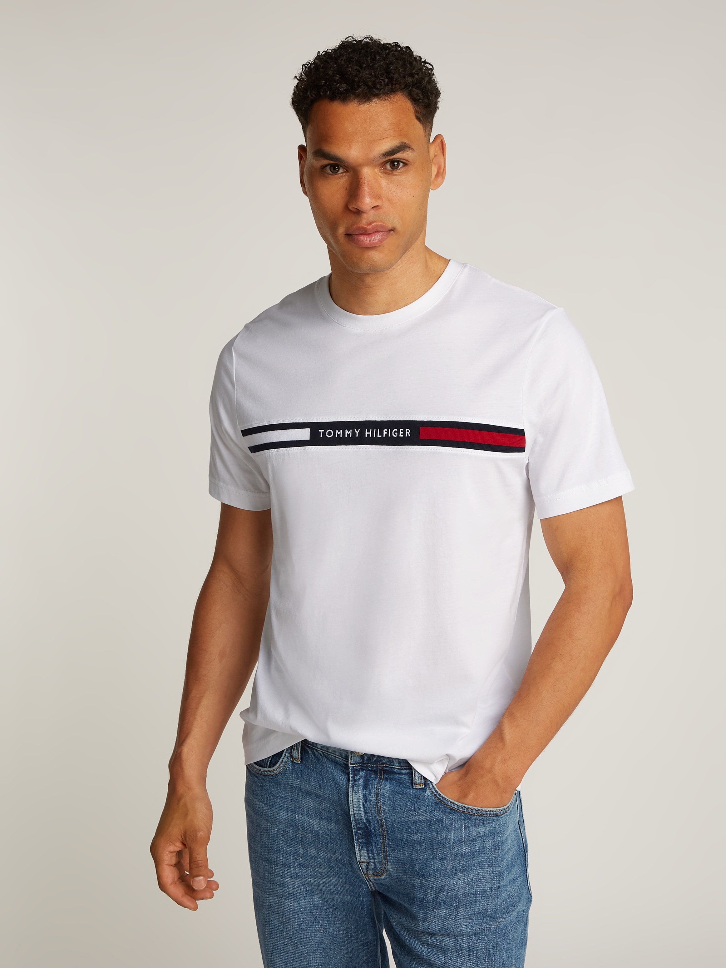 Tommy Hilfiger T-Shirt »HILFIGER CHEST INSERT TEE«