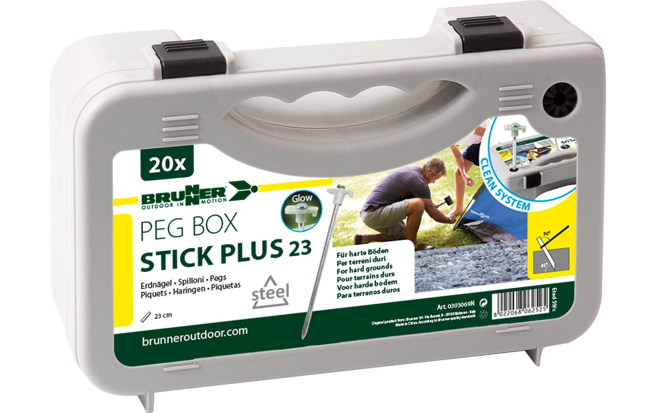 BRUNNER Zelthering »Pegbox Stick Plus« aus Stahl