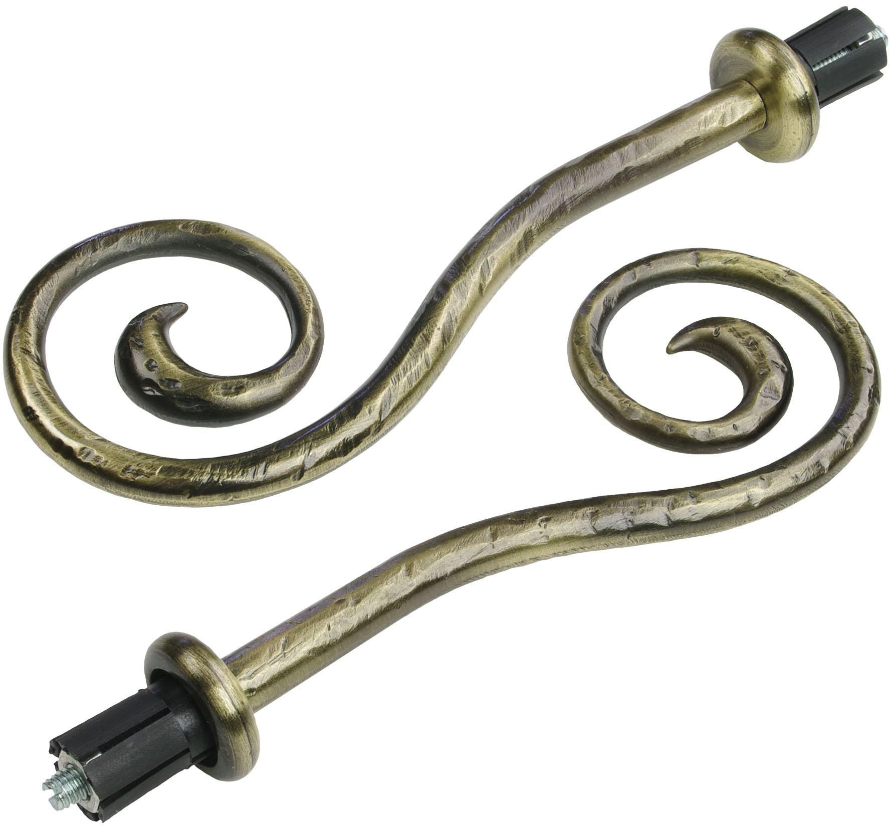 Liedeco Gardinenstange »Esp Spirale«, 2 läufig-läufig, Fixmass, 2-läufig im Fixmass Ø 16 mm