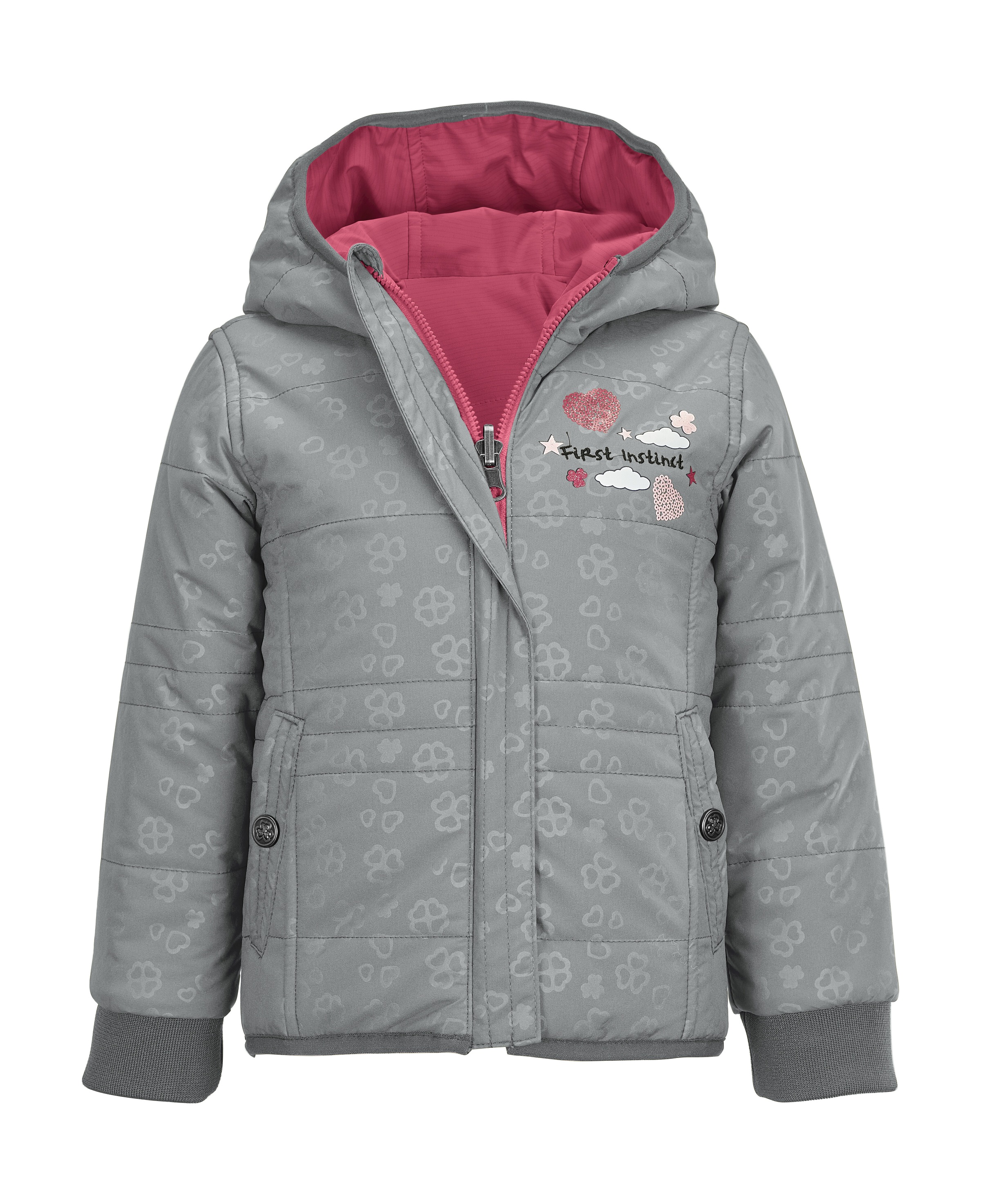 first instinct by killtec Wendejacke »FIW 15 MNS JCKT« Wendejacke mit Kapuze, wasserabweisend, atmungsaktiv