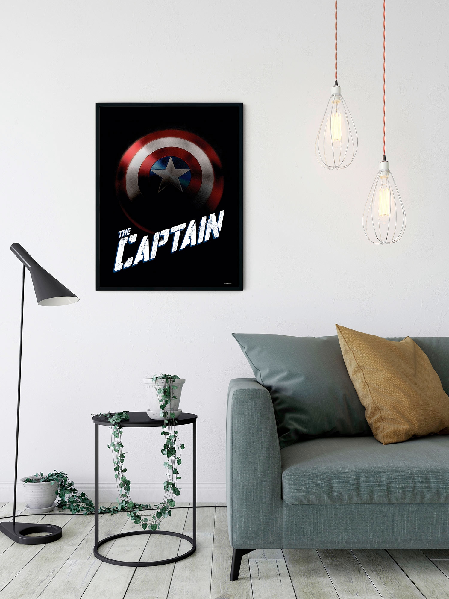 Komar Bild »Avengers The Captain«, Disney, (1 St.), Wandbild zur Dekoration im Kinderzimmer - ohne Rahmen