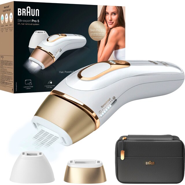 ❤ Braun IPL-Haarentferner »Silk-expert Pro IPL PL5140«, 400.000  Lichtimpulse, Skin Pro 2.0 Sensor ordern im Jelmoli-Online Shop