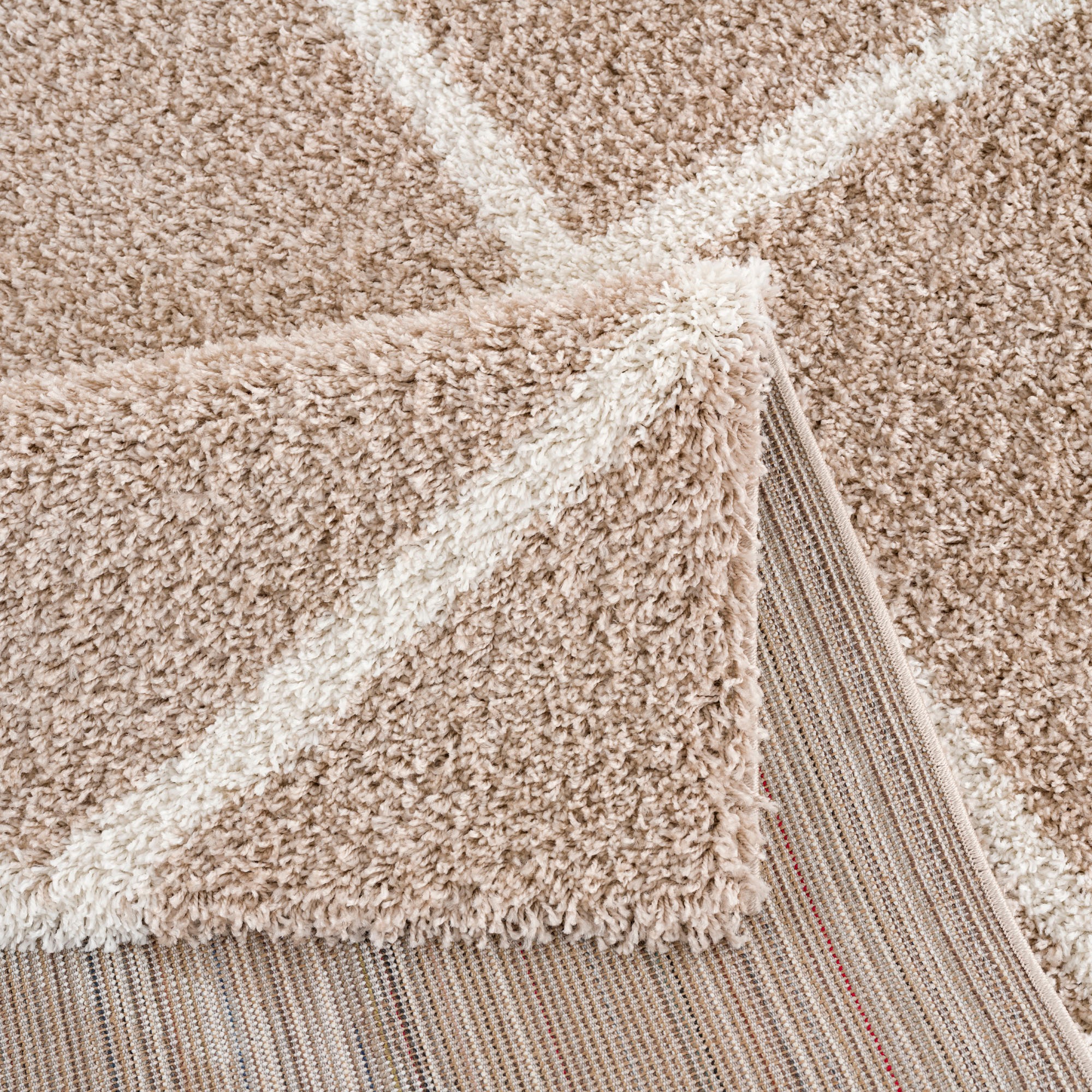 Sanat Hochflor-Teppich »Madrid«, rechteckig, 30 mm Höhe, Wohnzimmer, Langflor, Shaggy Teppich