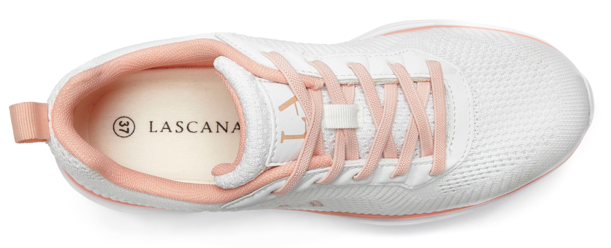 LASCANA Sneaker, Freizeitschuh, Halbschuh im sportiven Look VEGAN