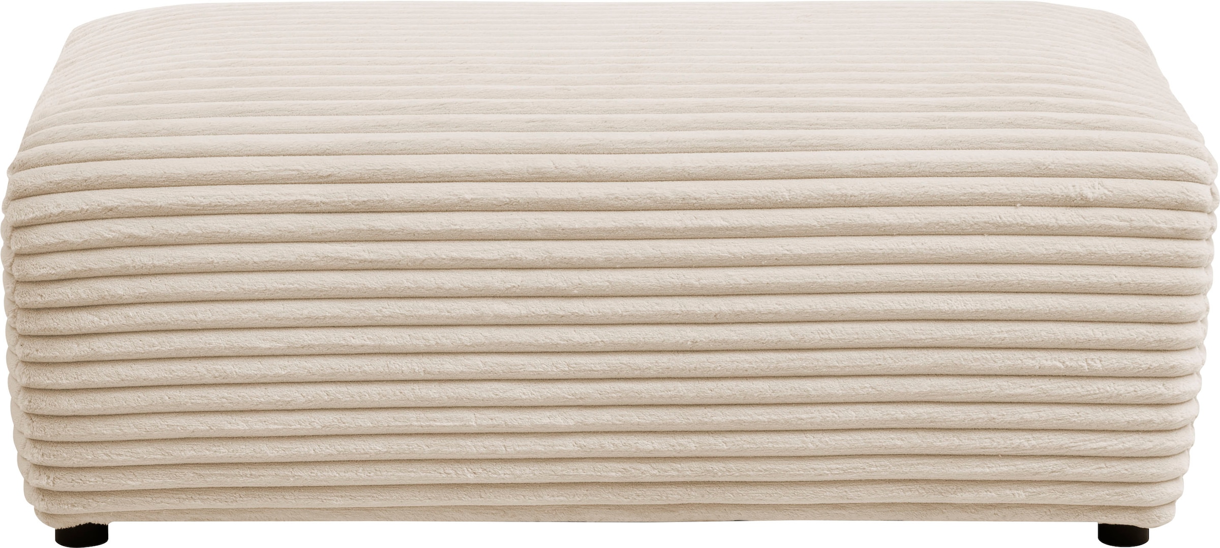 andas Hocker »BAKELS, Polsterhocker in Cord oder Boucle-Stoff«, zur Serie BAKELS, Hocker stellbar zum Schlafsofa (Krokodilverbinder)