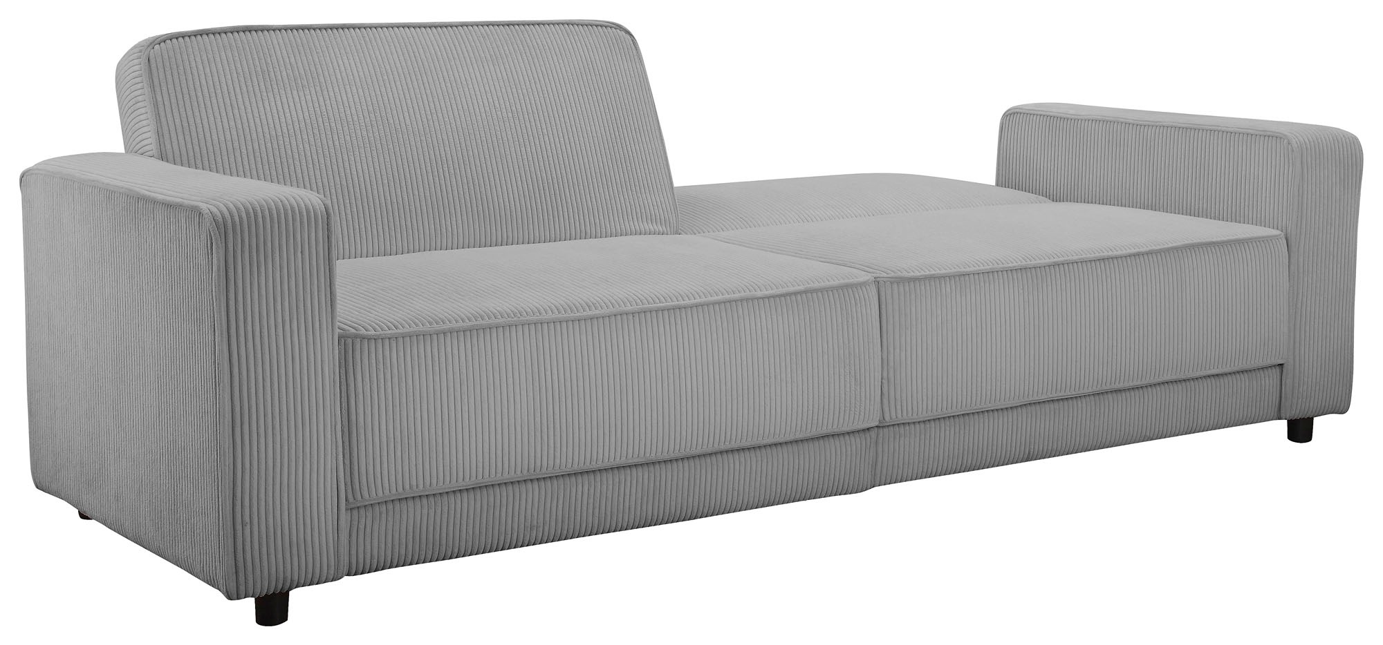 Dorel Home 3-Sitzer »ALLIE Schlafsofa 225 cm«, Bett-Funktion (108/190cm), trendiger Cord o. pflegeleichter Velours