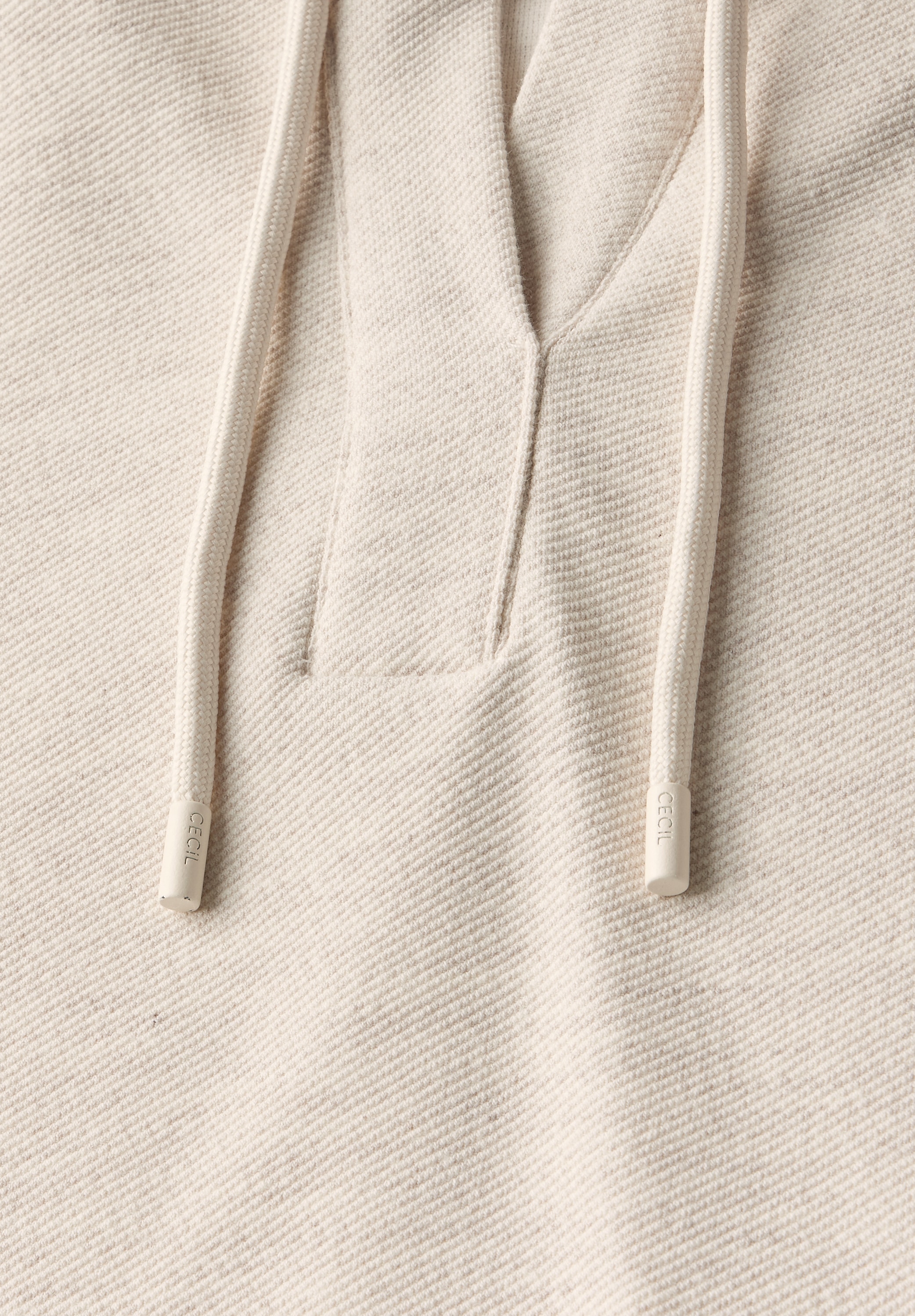 Cecil Kapuzensweatshirt, kurzarm