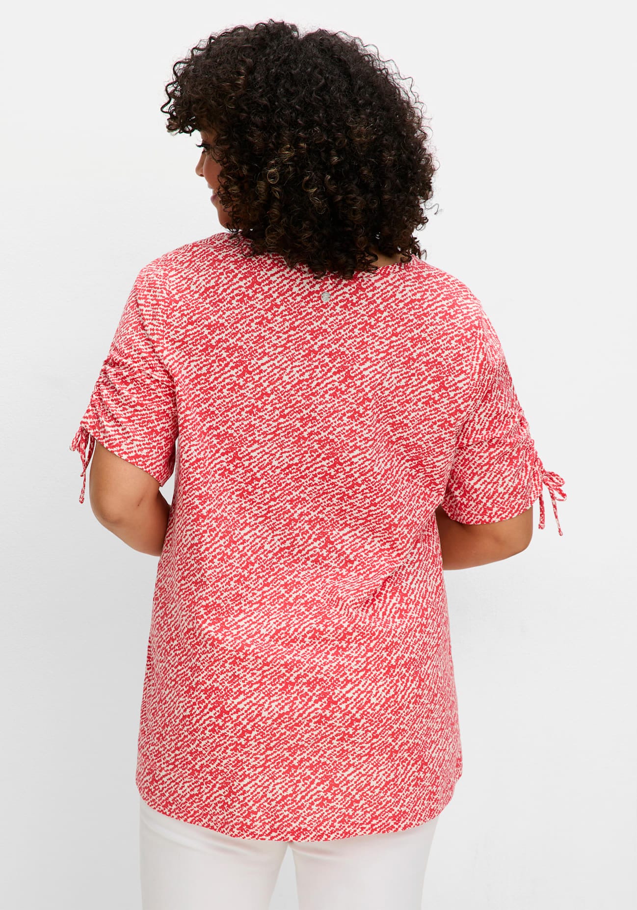 Sheego Kurzarmshirt »T-Shirt«, (1 tlg.)