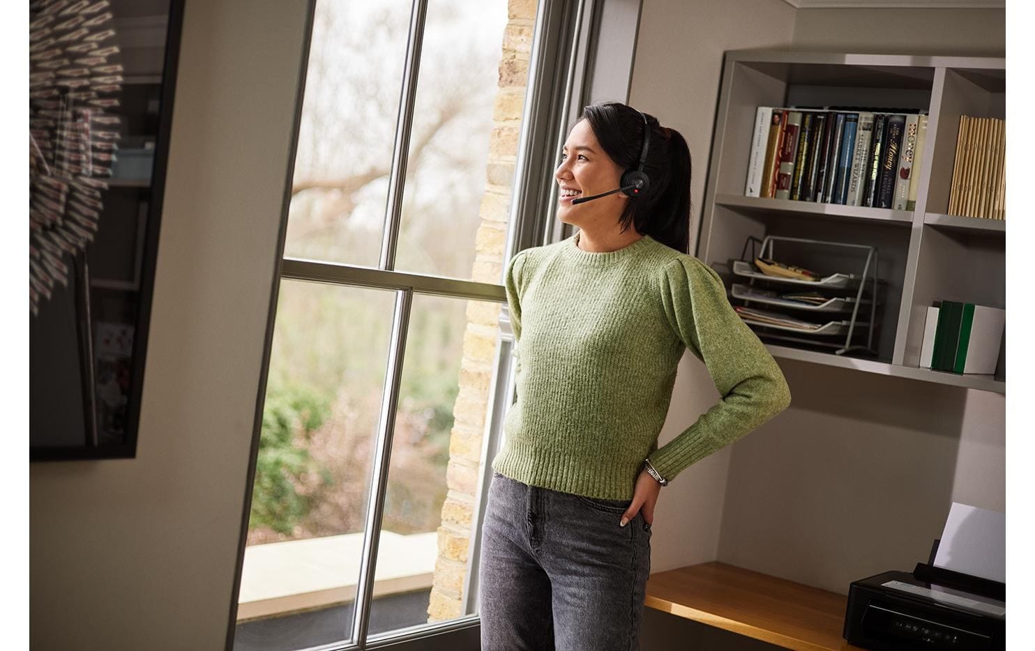 Jabra Headset »Engage 55 MS Duo«, Noise-Cancelling