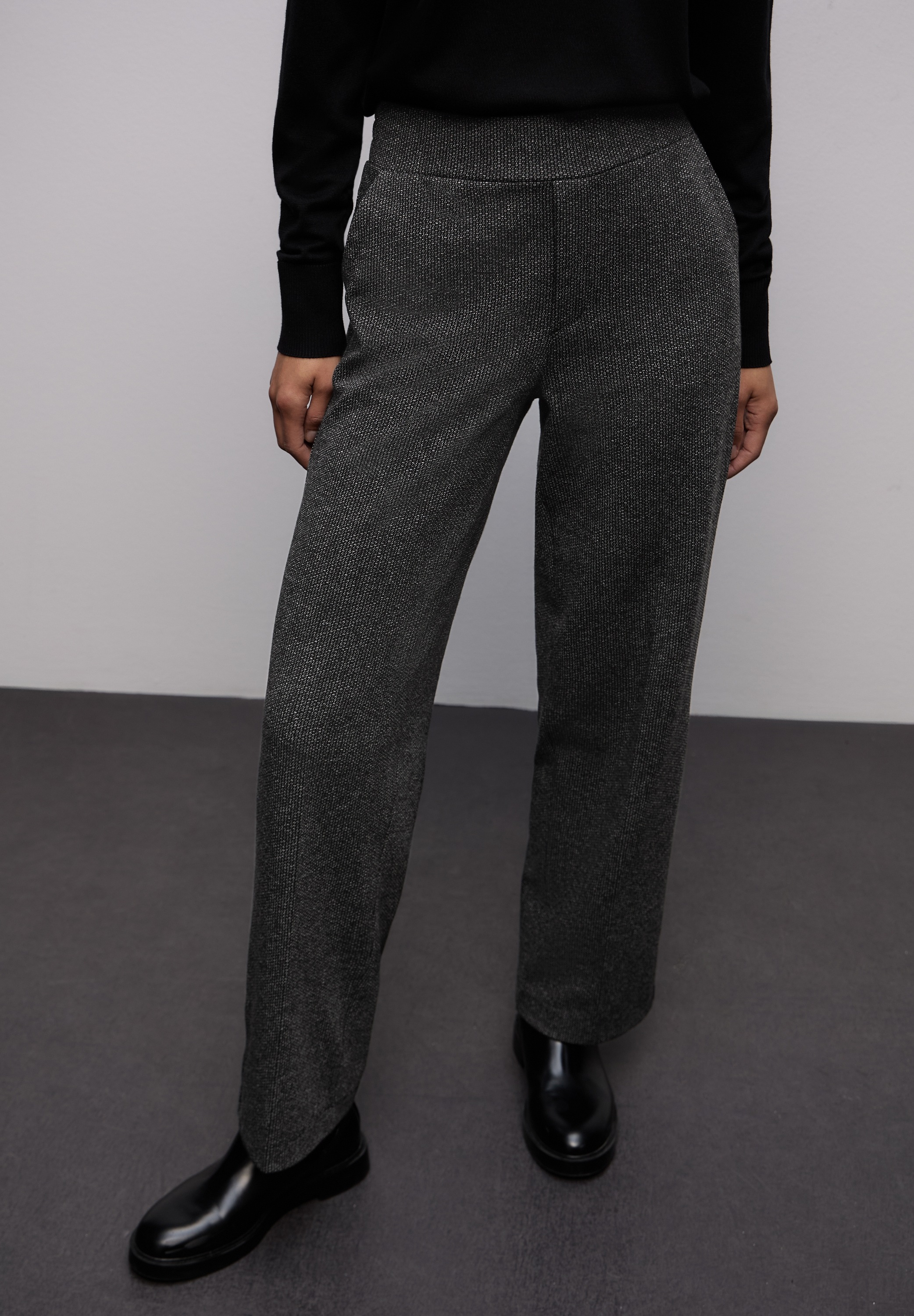STREET ONE Webhose mit elastischem Bund