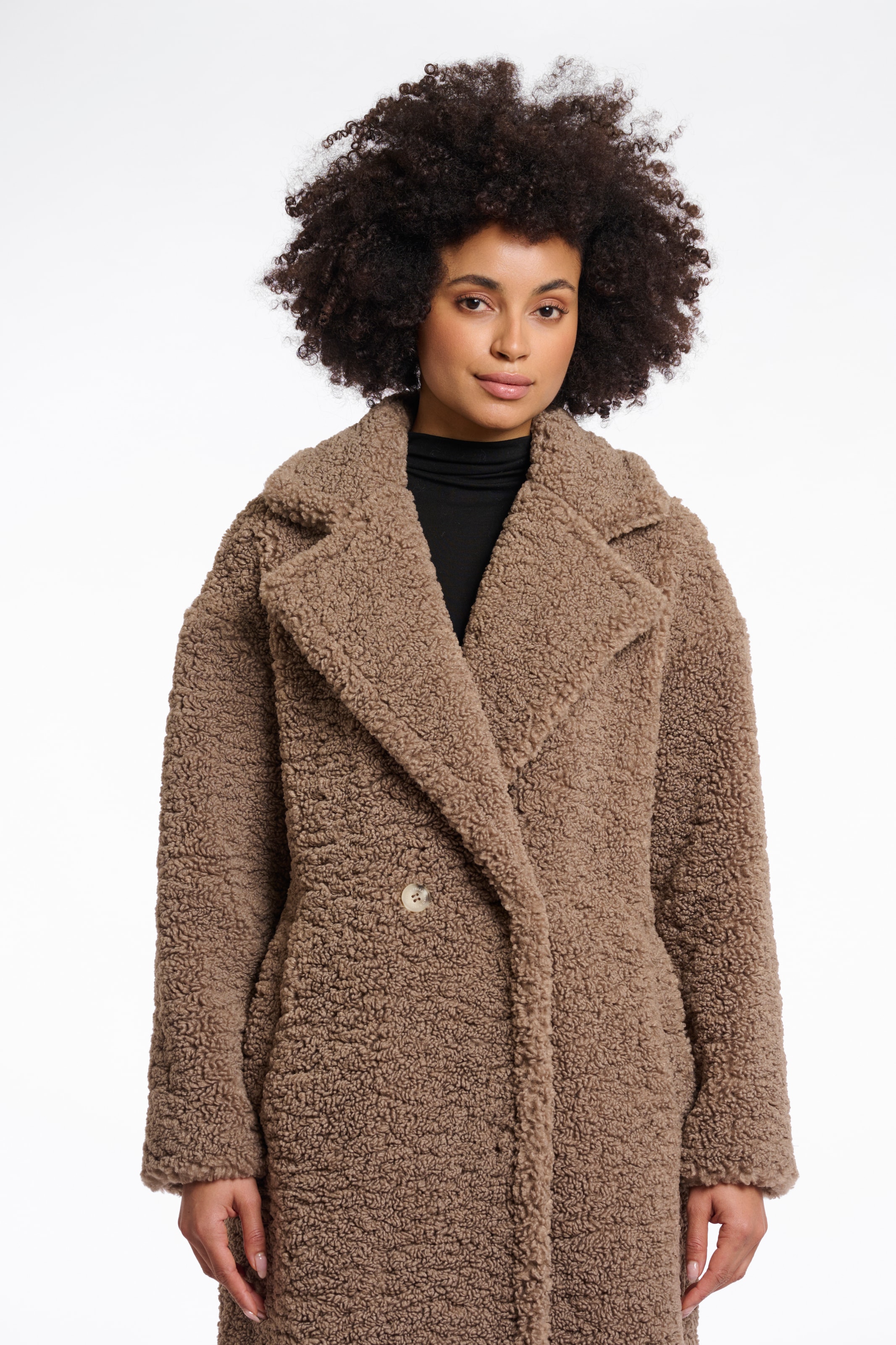 Rino & Pelle Wintermantel »ELICIA« in flauschiger Fell-Optik