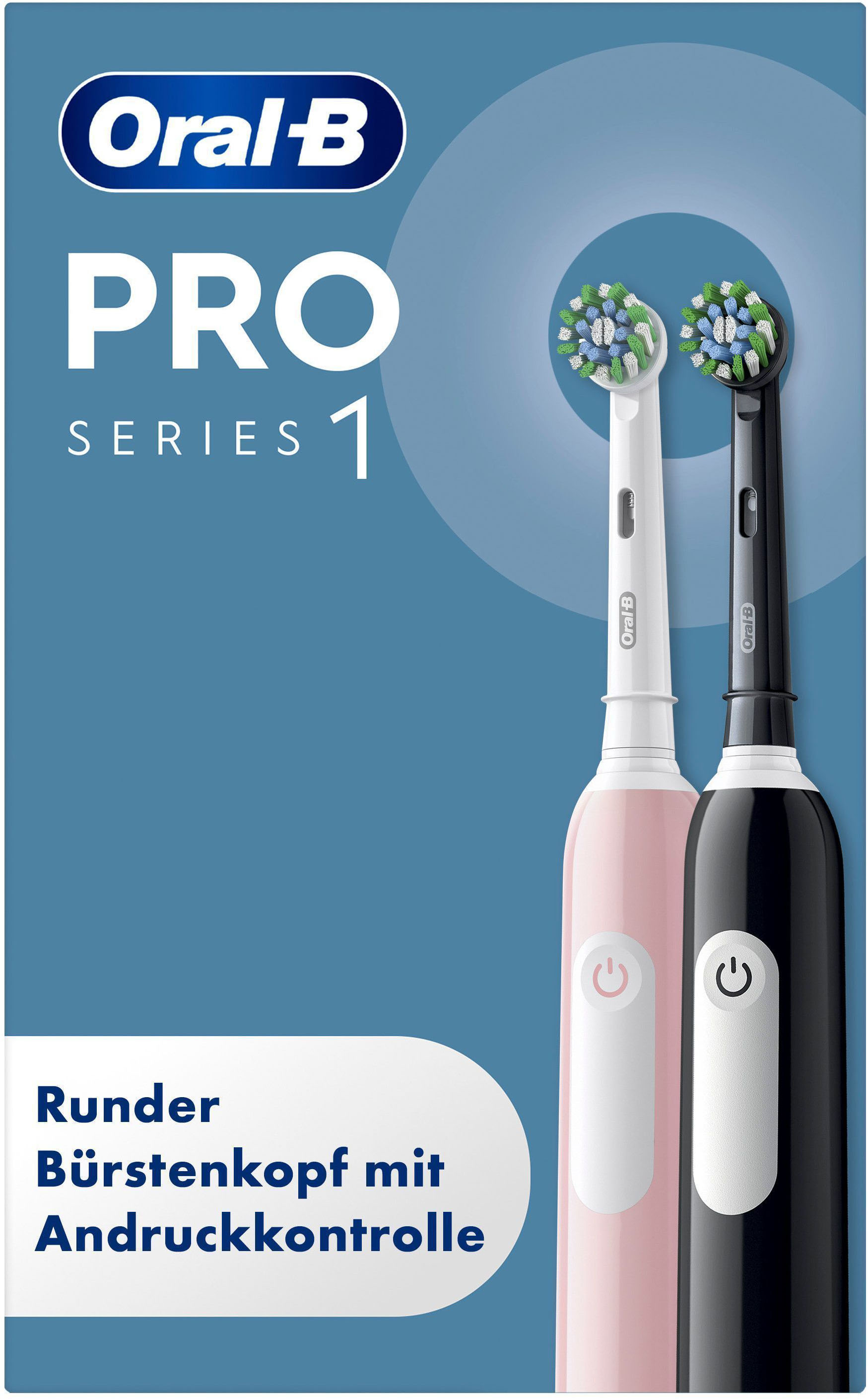 Oral-B "PRO Series 1 Doppelpack" 2 Stk. Aufsteckbürsten Drucksensor