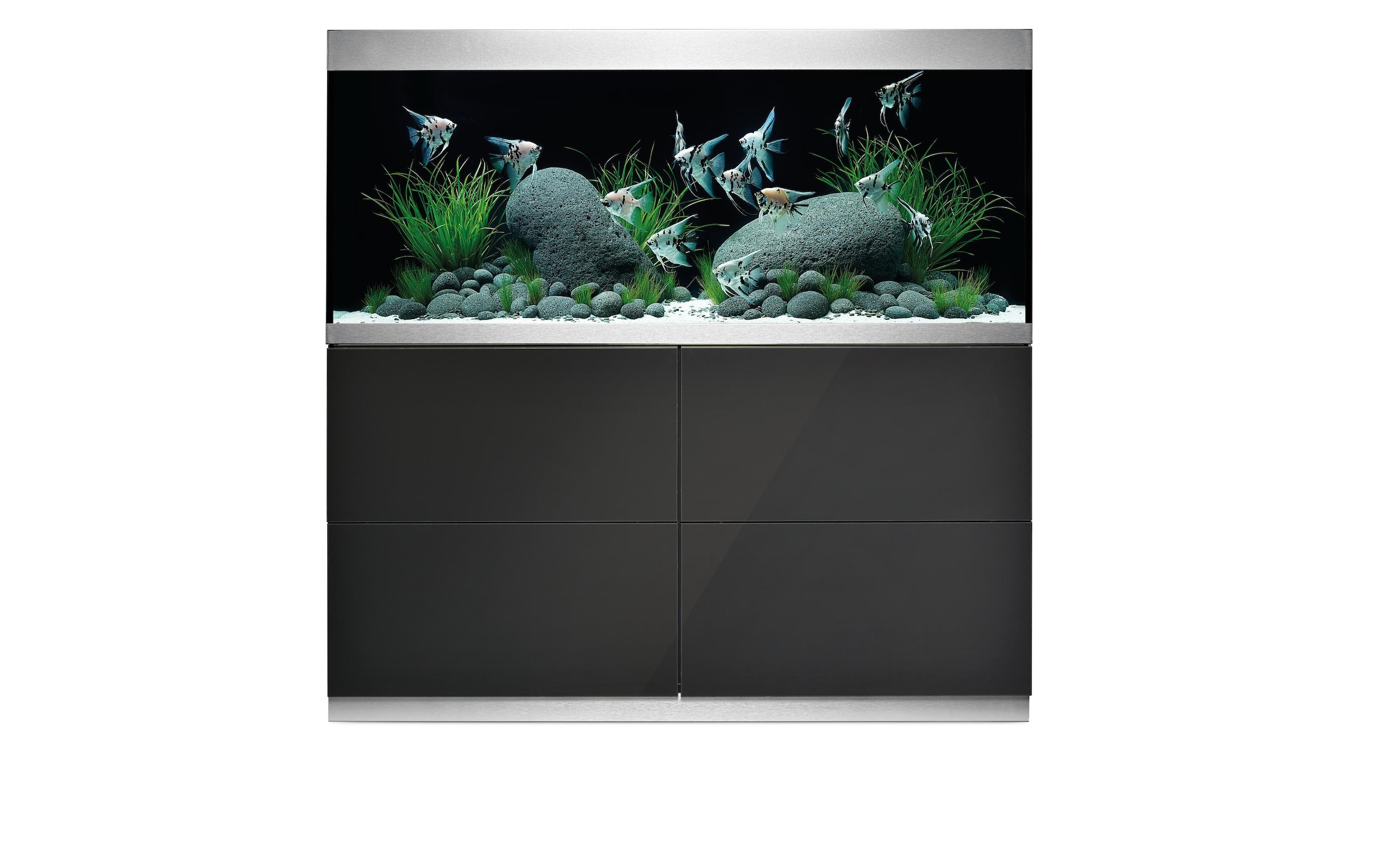 OASE Aquarium »HighLine optiwhite 400 Grau, 413 l«