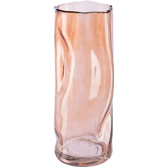 Leonique Tischvase »Blumenvase Caline«, (1 St.), Vase aus Glas, im Crunch- Design, Höhe ca. 26 cm online shoppen | Jelmoli-Versand