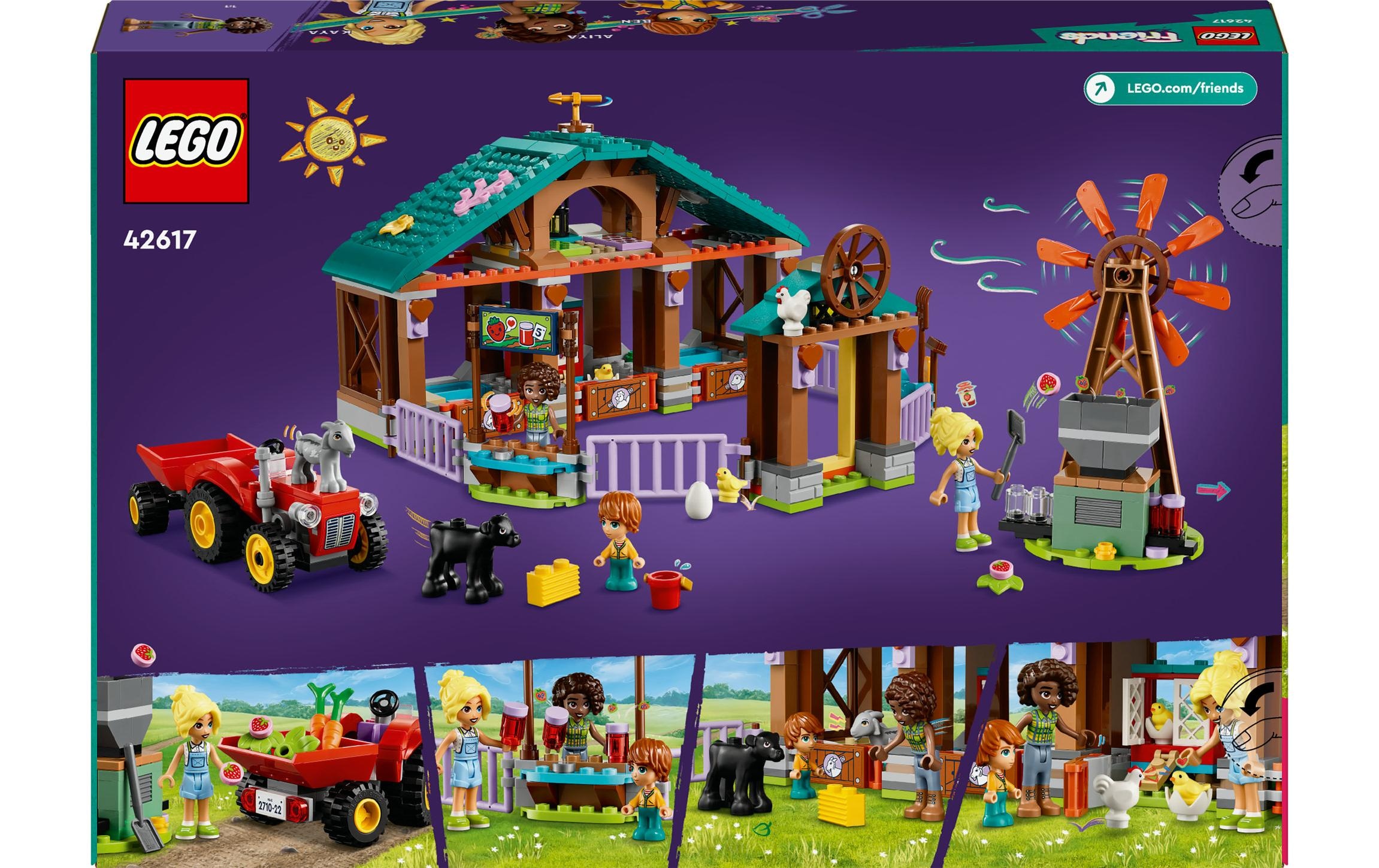LEGO® Spielbausteine »Auffangstation für Farmtiere 42617«, (489 St.)