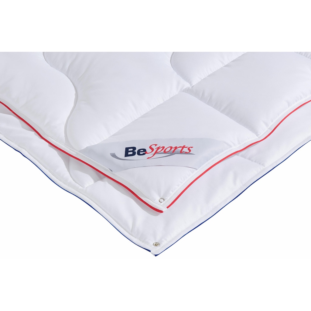 BeSports Bettdecke + Kopfkissen »BeSports Premium«, (Spar-Set, Das Set besteht aus einem 4-Jahreszeitenbettdecke und einem Kissen!)