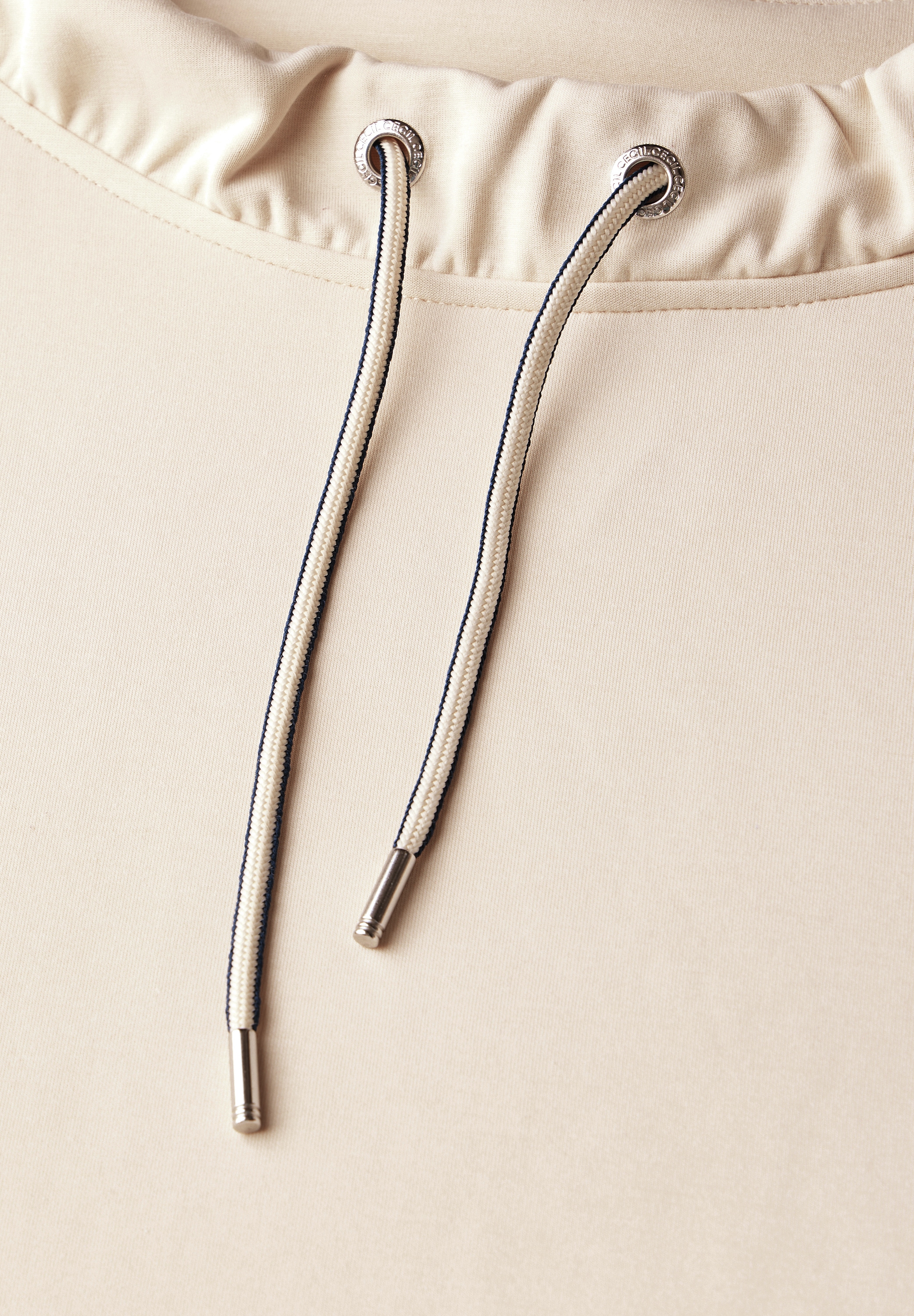 Cecil Langarmshirt, mit Funnelneck