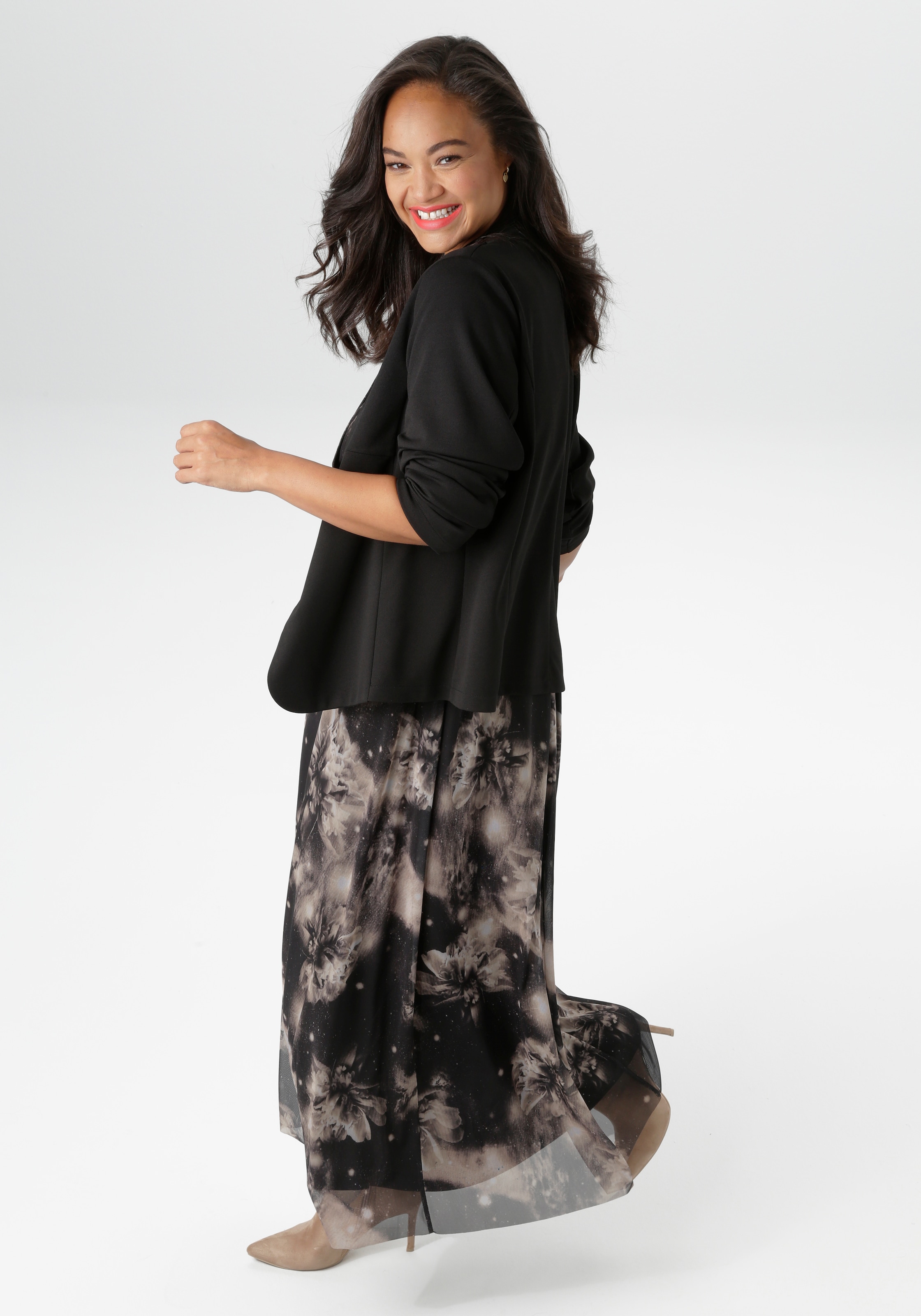 Aniston PLUS Boleroblazer, kurzer, verschlussloser Damen-Bolero - NEUE KOLLEKTION