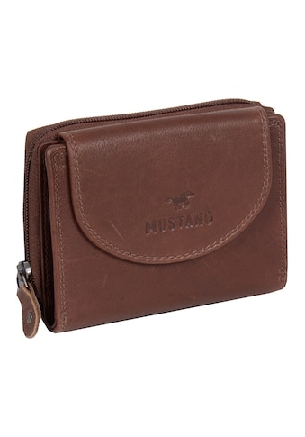 MUSTANG Geldbörse »Udine leather wallet top opening«, im praktischen Format kaufen