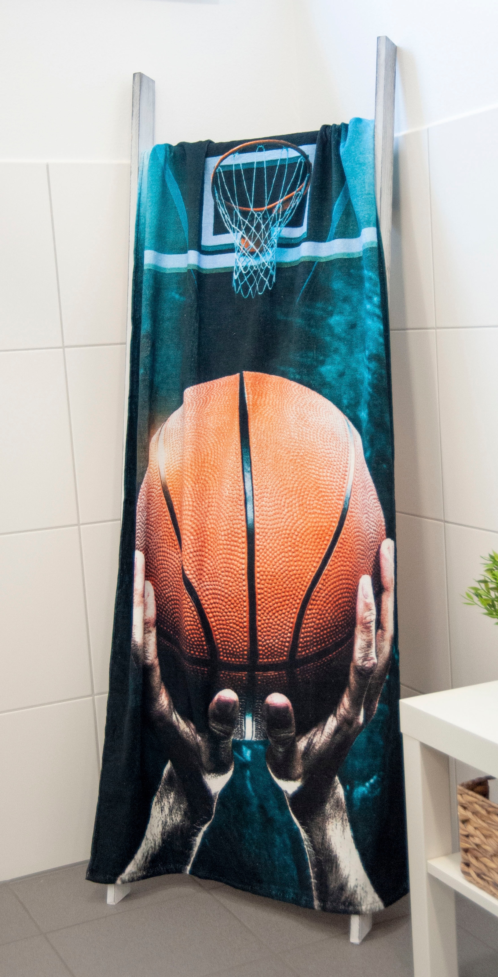 Herding Young Collection Badetuch »Basketball«, (1 St.), hochfarbig bedruckt