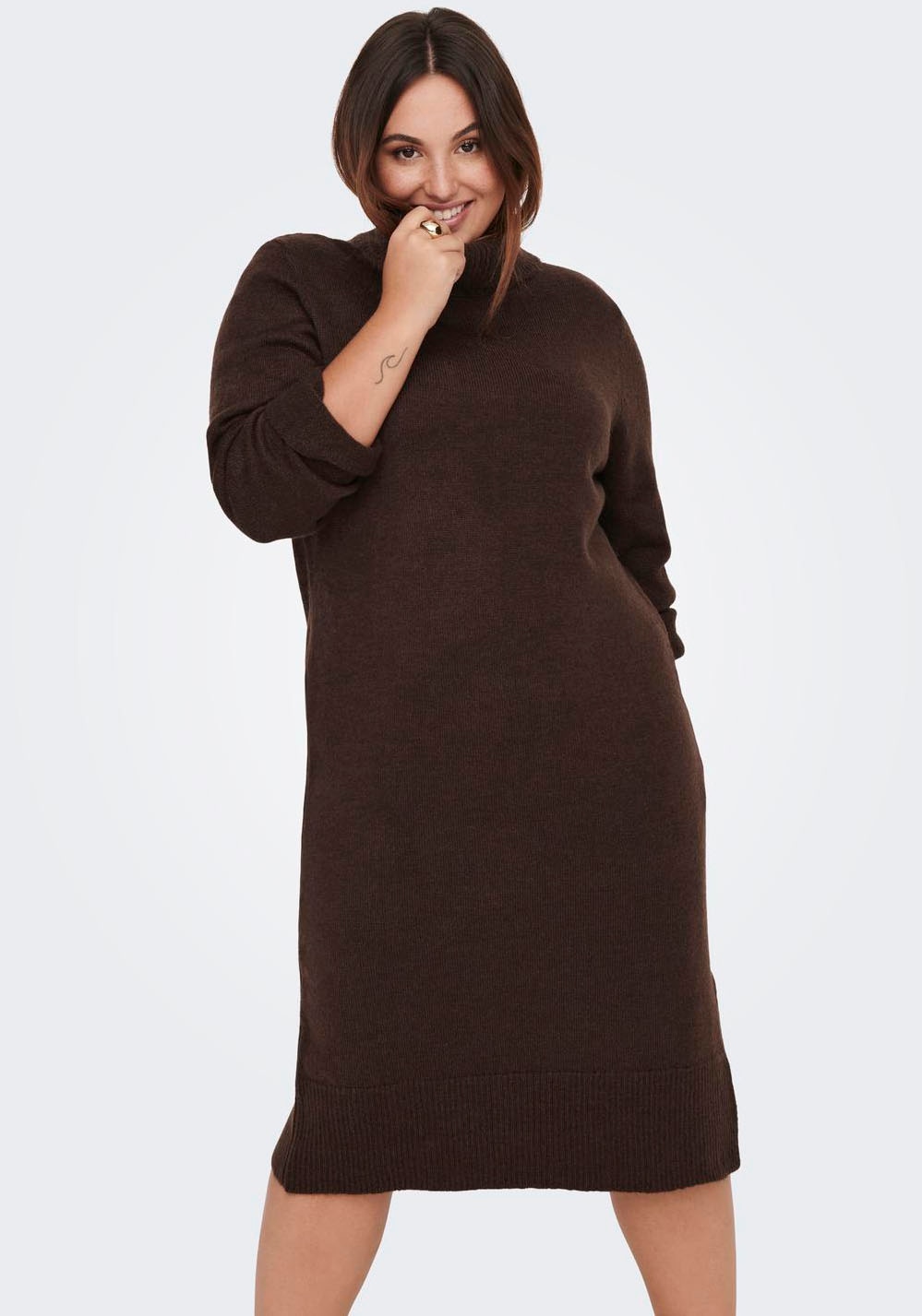 Strickkleid »CARBRANDIE L/S ROLL NECK DRESS KNT NOOS«