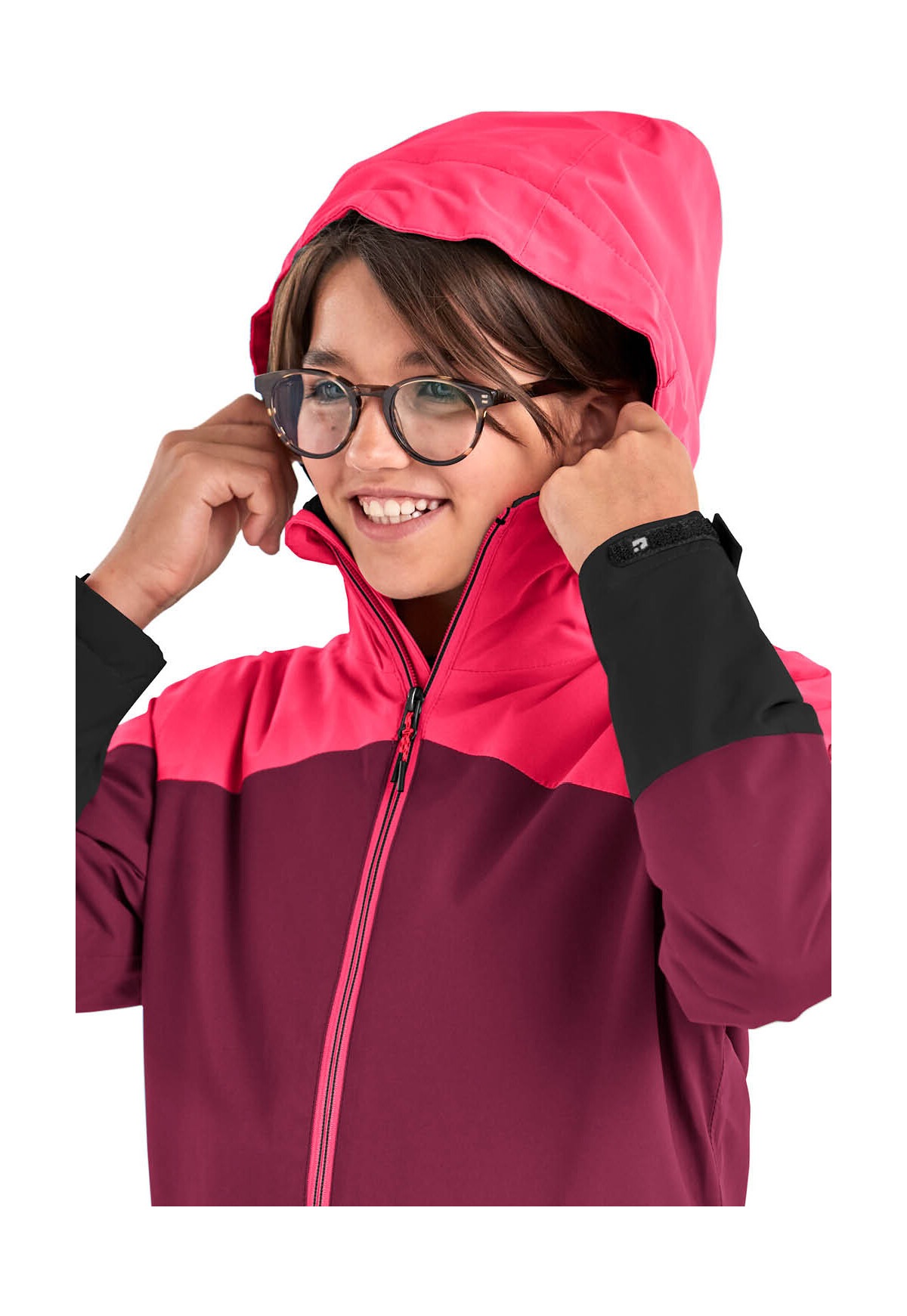 Killtec Outdoorjacke »KOW 195 GRLS JCKT«, Wasserdichte Winterjacke mit Colourblock, verstellbaren Details