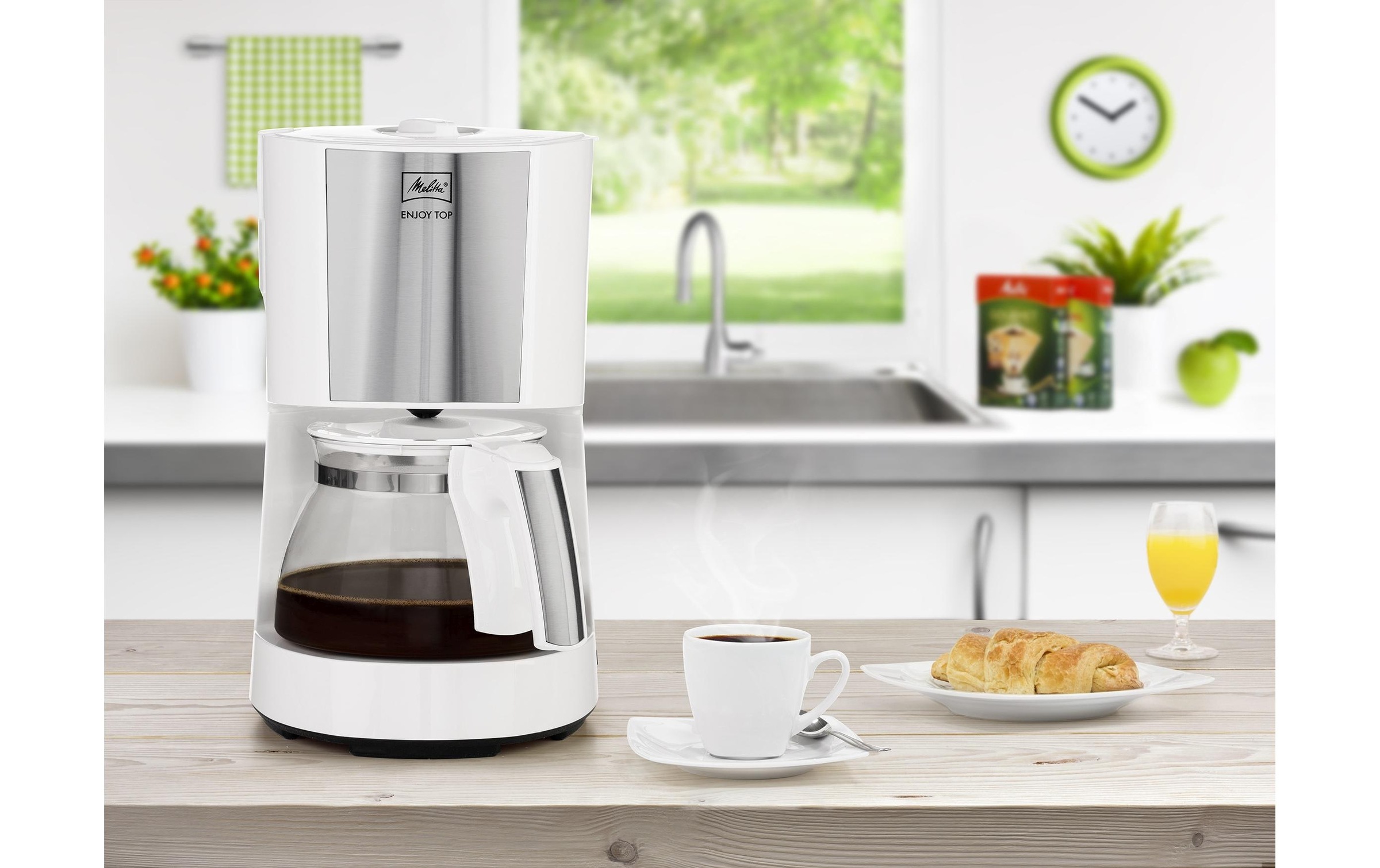 Melitta Filterkaffeemaschine »Enjoy Top Weiss«